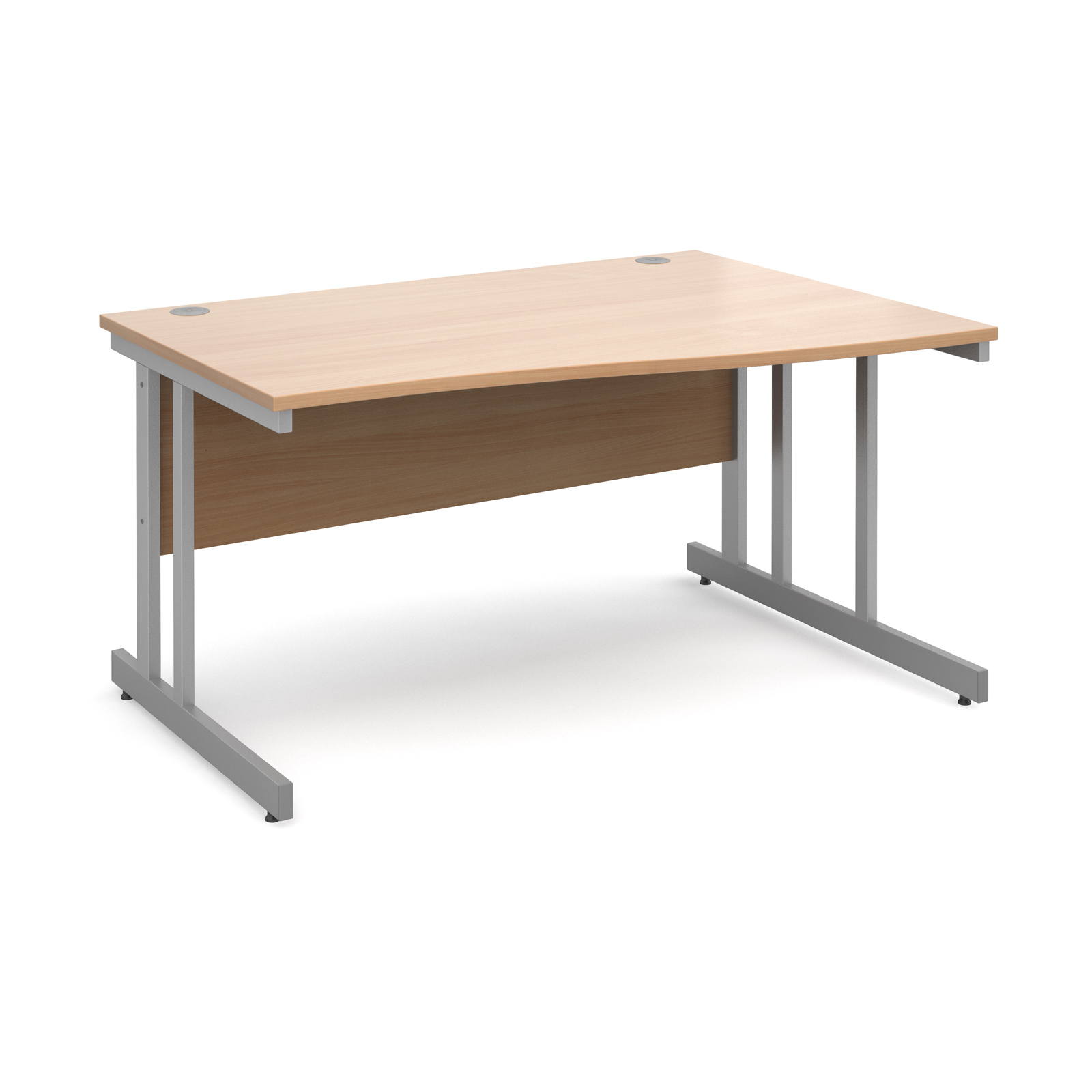 Momento right hand wave desk — Beech