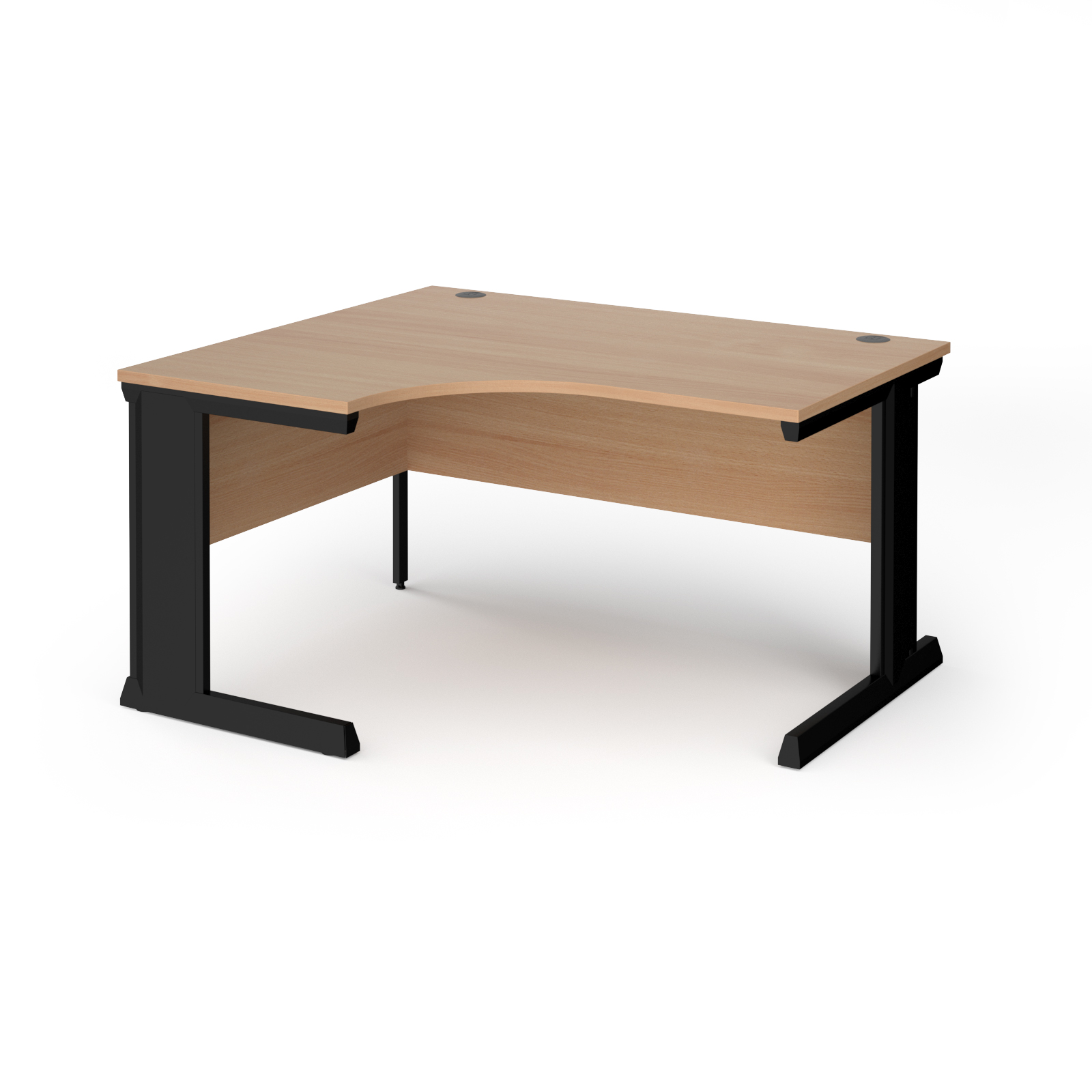 Vivo left hand ergonomic desk — Beech
