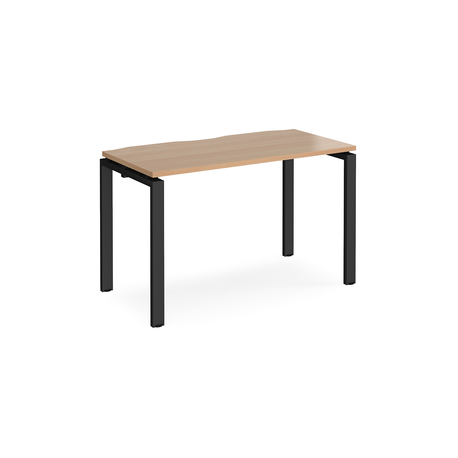Adapt single desk 600mm deep — Beech