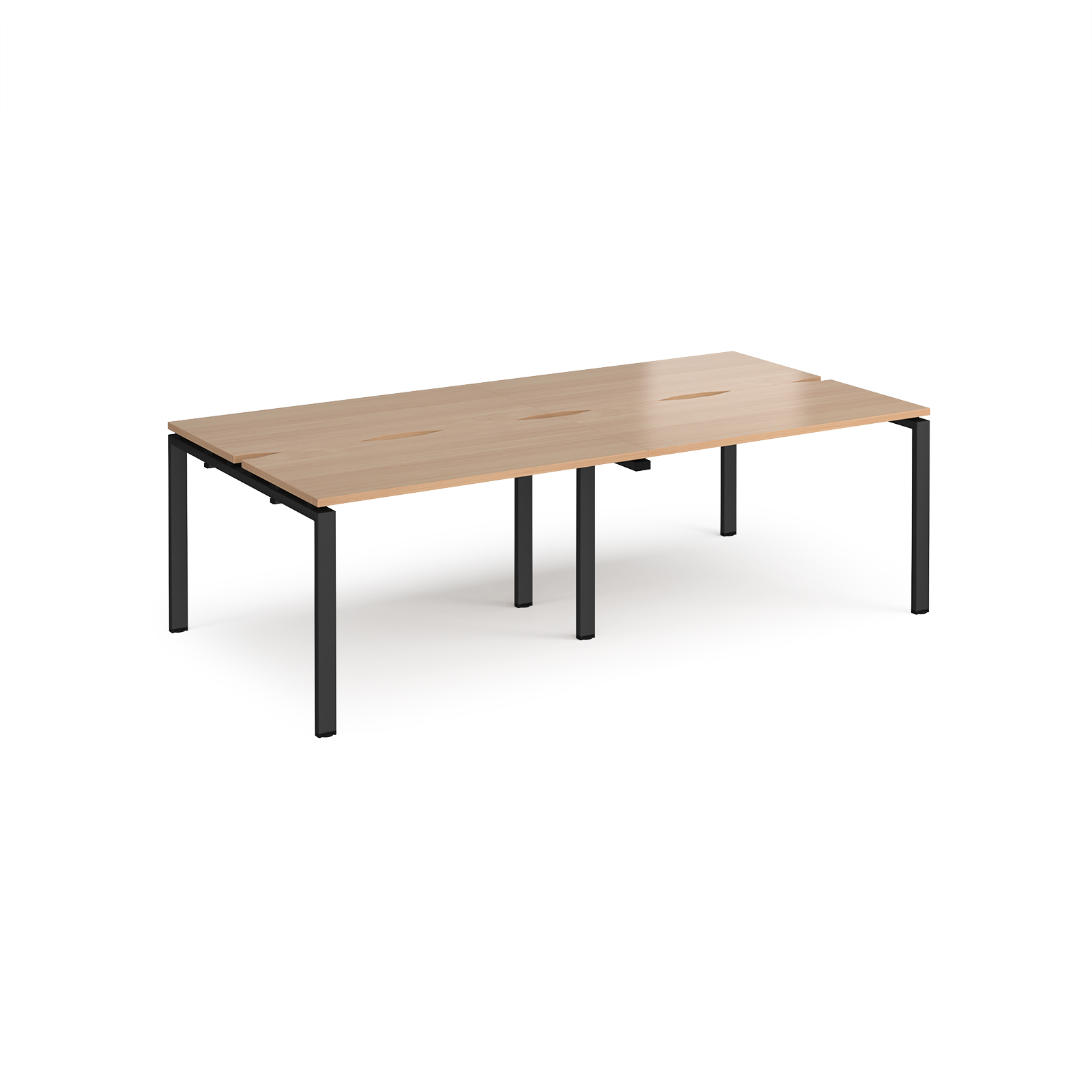 Adapt double back to back desks 1200mm deep — Beech