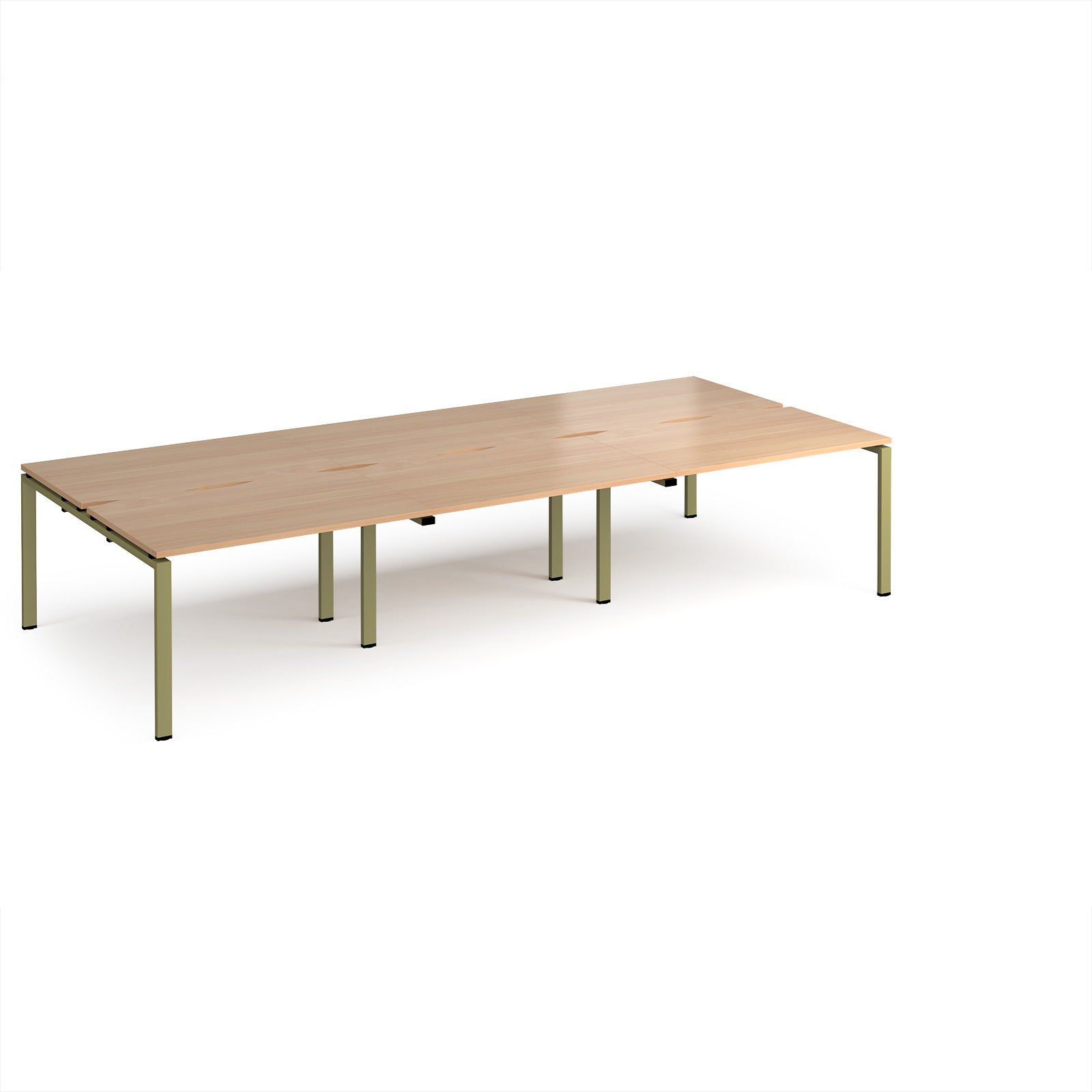 Adapt triple back to back desks 1600mm deep