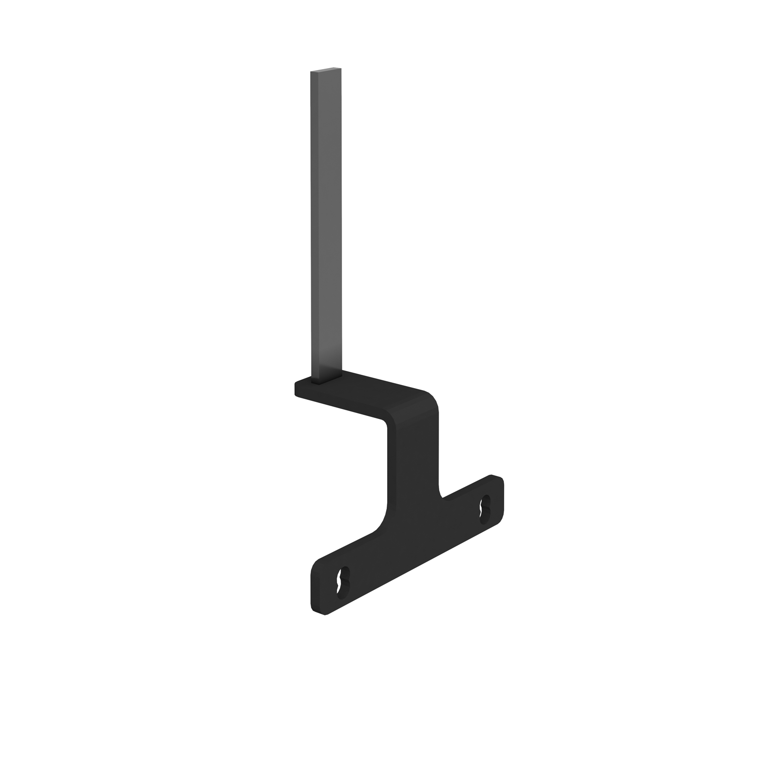 End screen bracket for Adapt and Fuze desks — Black
