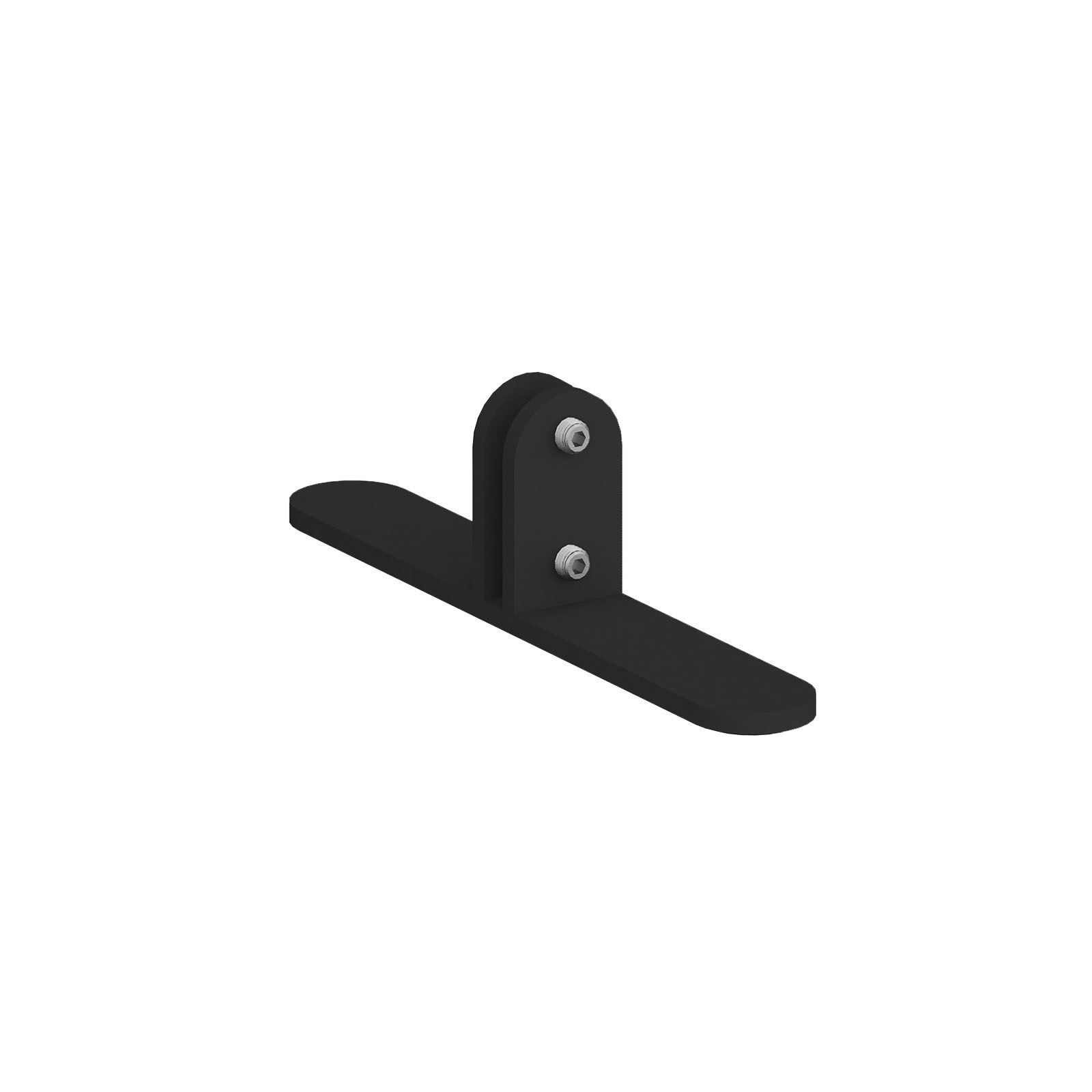 PET Free standing screen bracket — Black