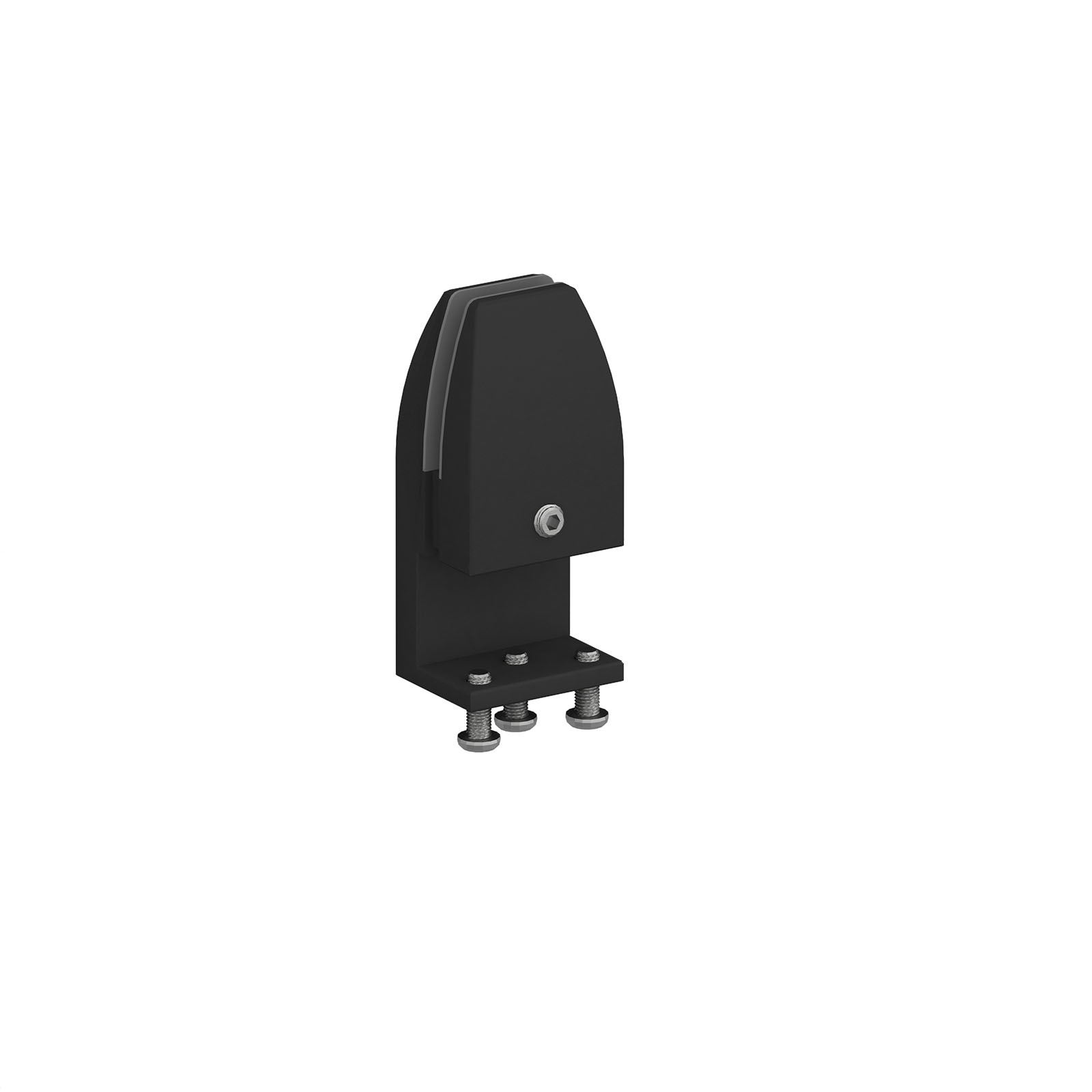 PET Single desk screen clamp bracket