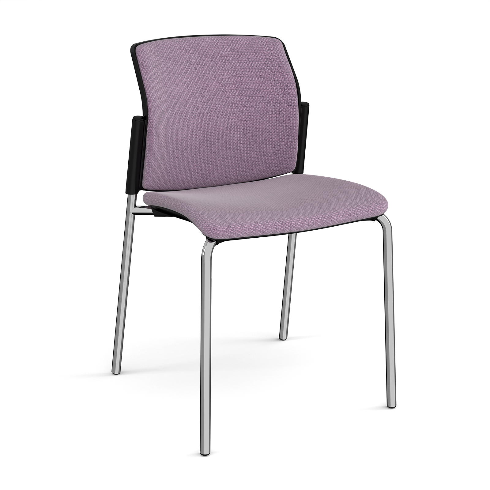 Santana 4 leg stacking chair fully upholstered — Made to Order