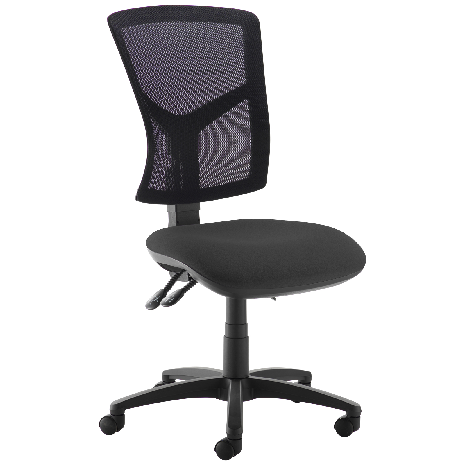 Senza mesh back operator chair — Black
