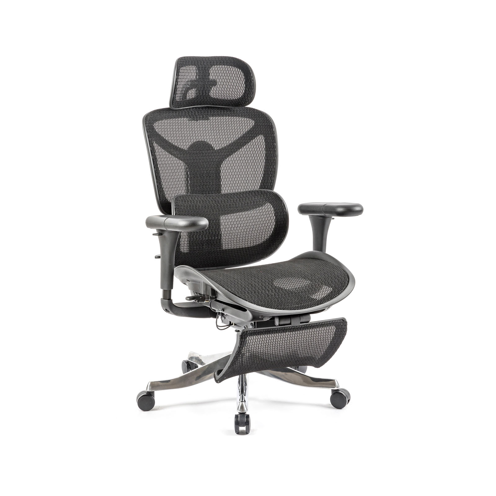 Poise Ergonomic mesh chair — Black