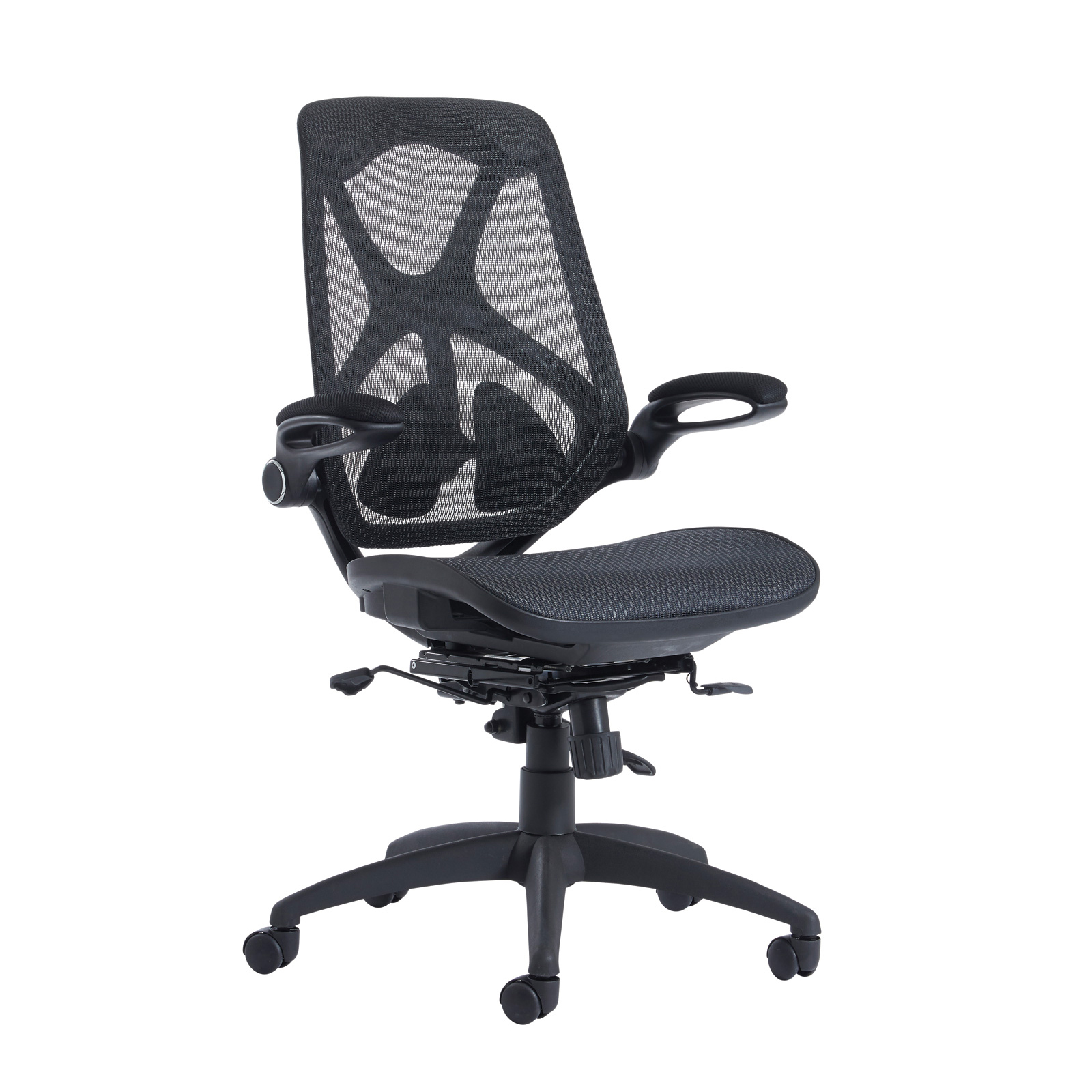 Napier high mesh back operator chair — Black