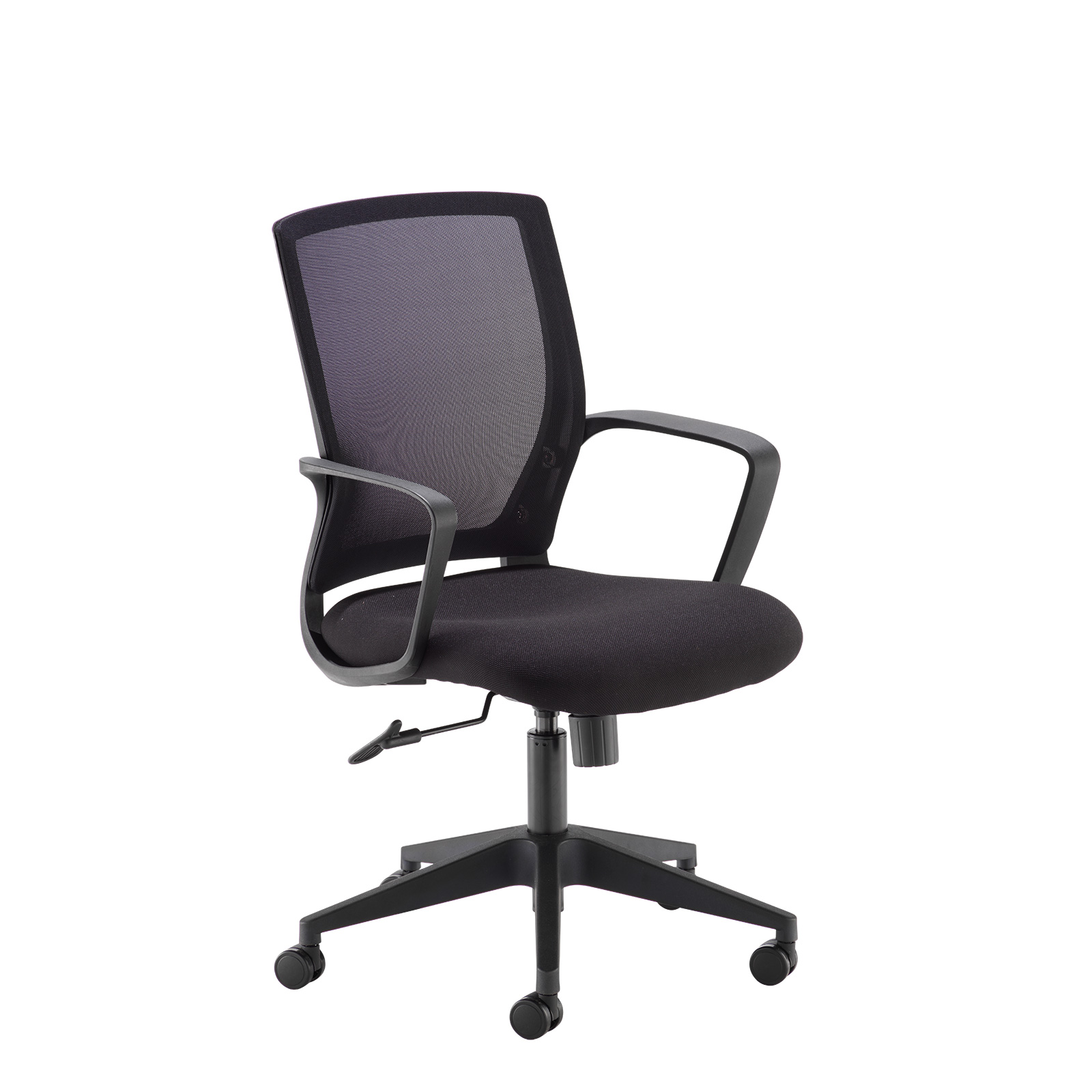 Jonas mesh back operator chair — Black