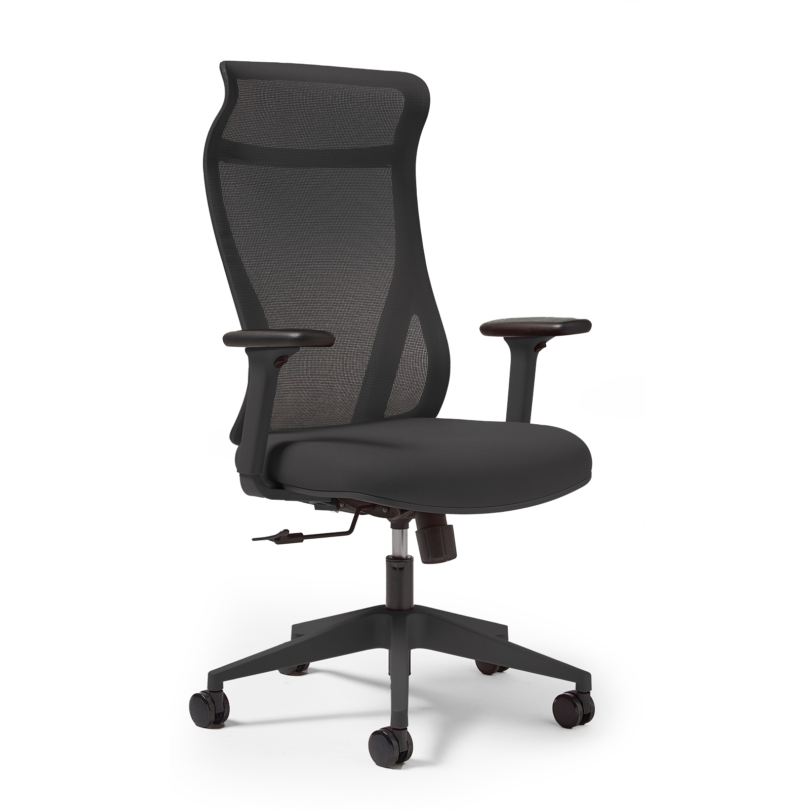High back mesh task chair - Black — Black