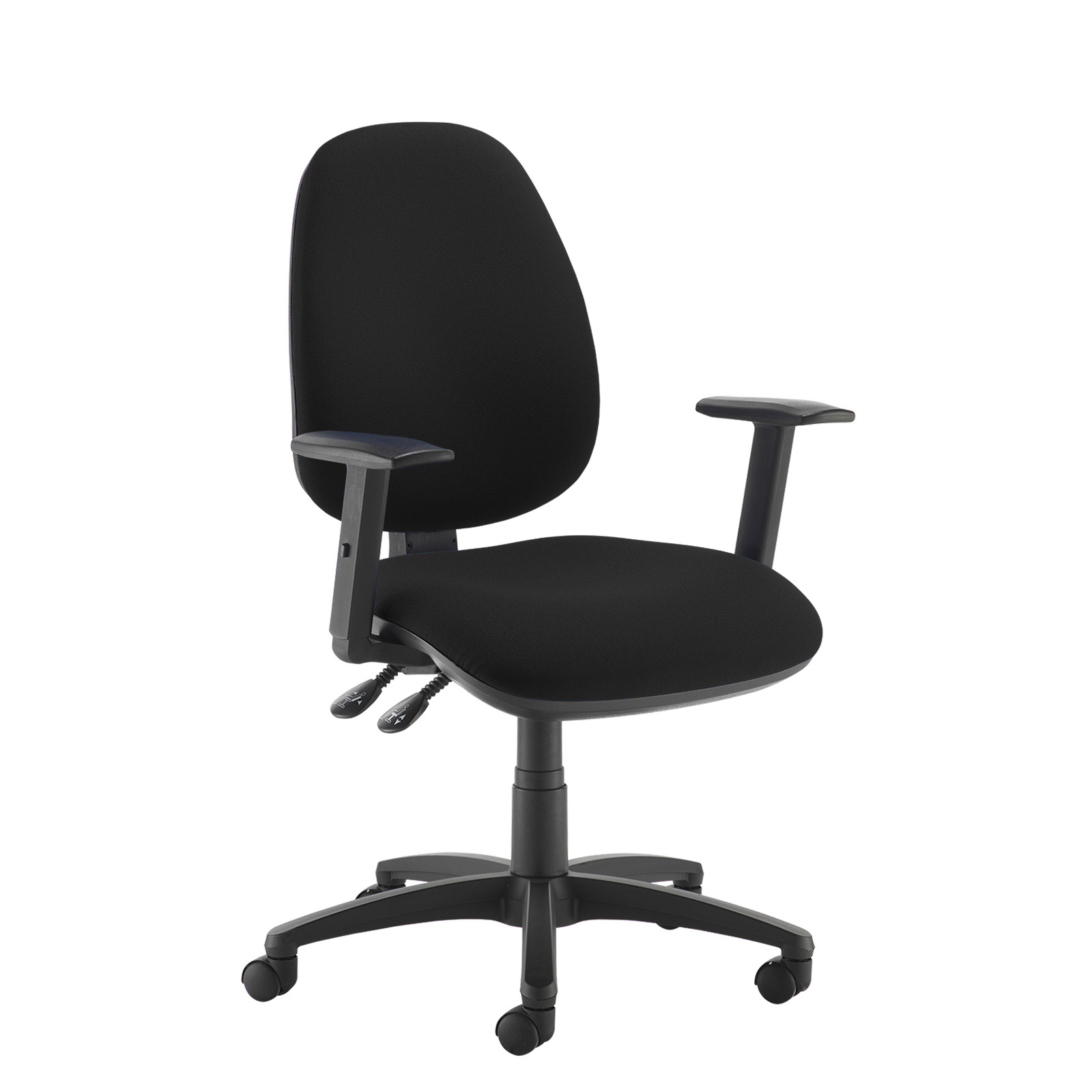 Jota XL fabric back operator chair — Black