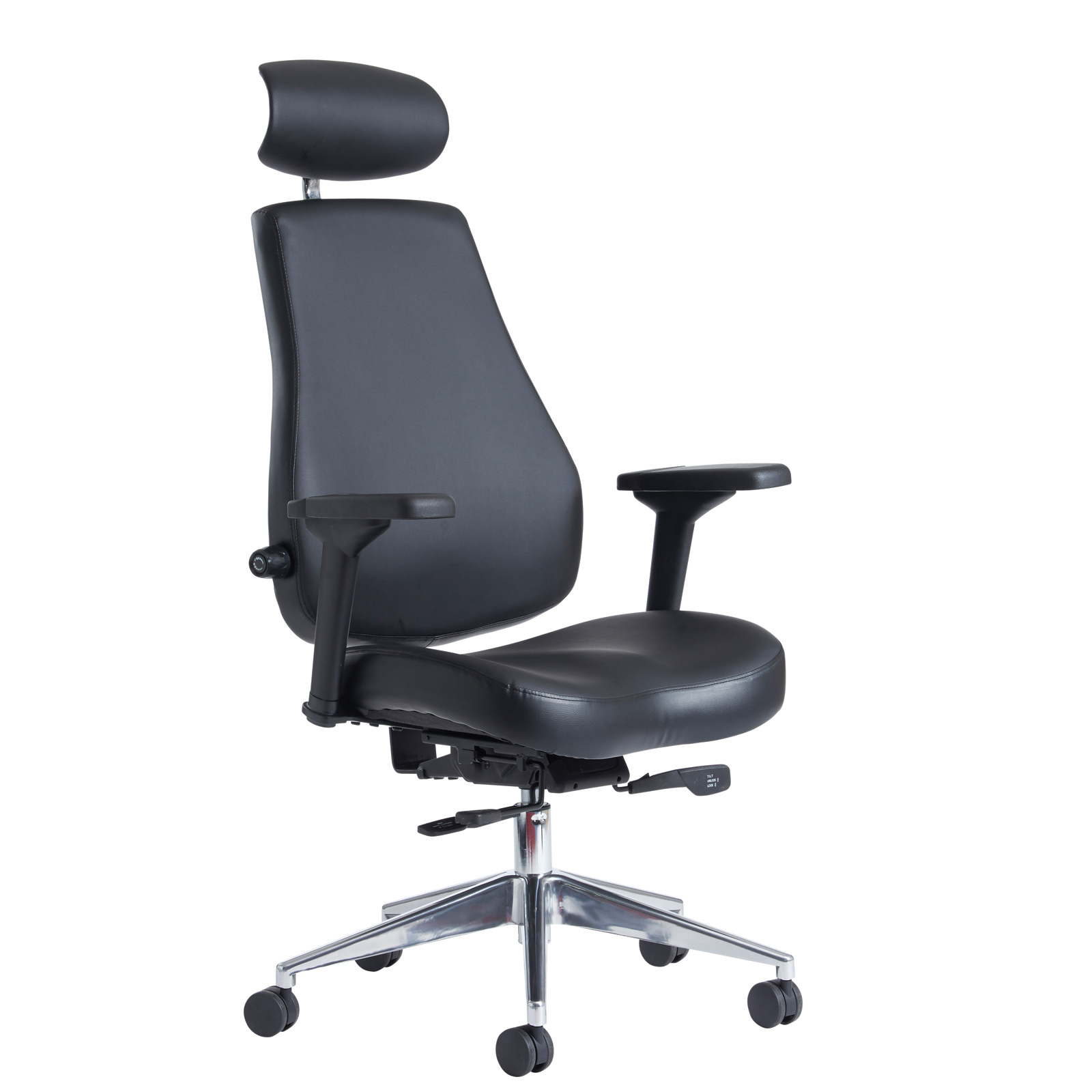 Franklin high back 24 hour task chair — Black