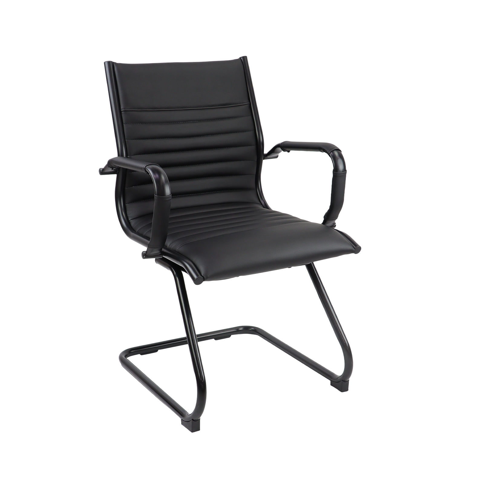 Bari executive visitors chair black frame — Black