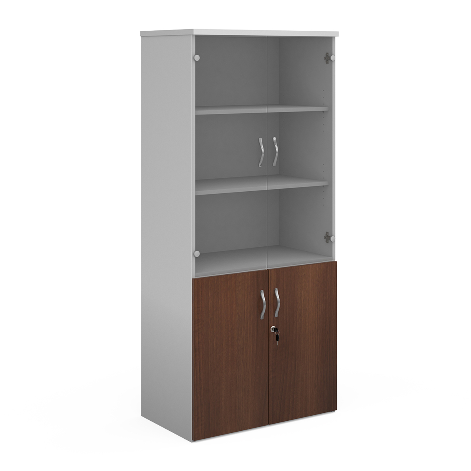 White/Walnut