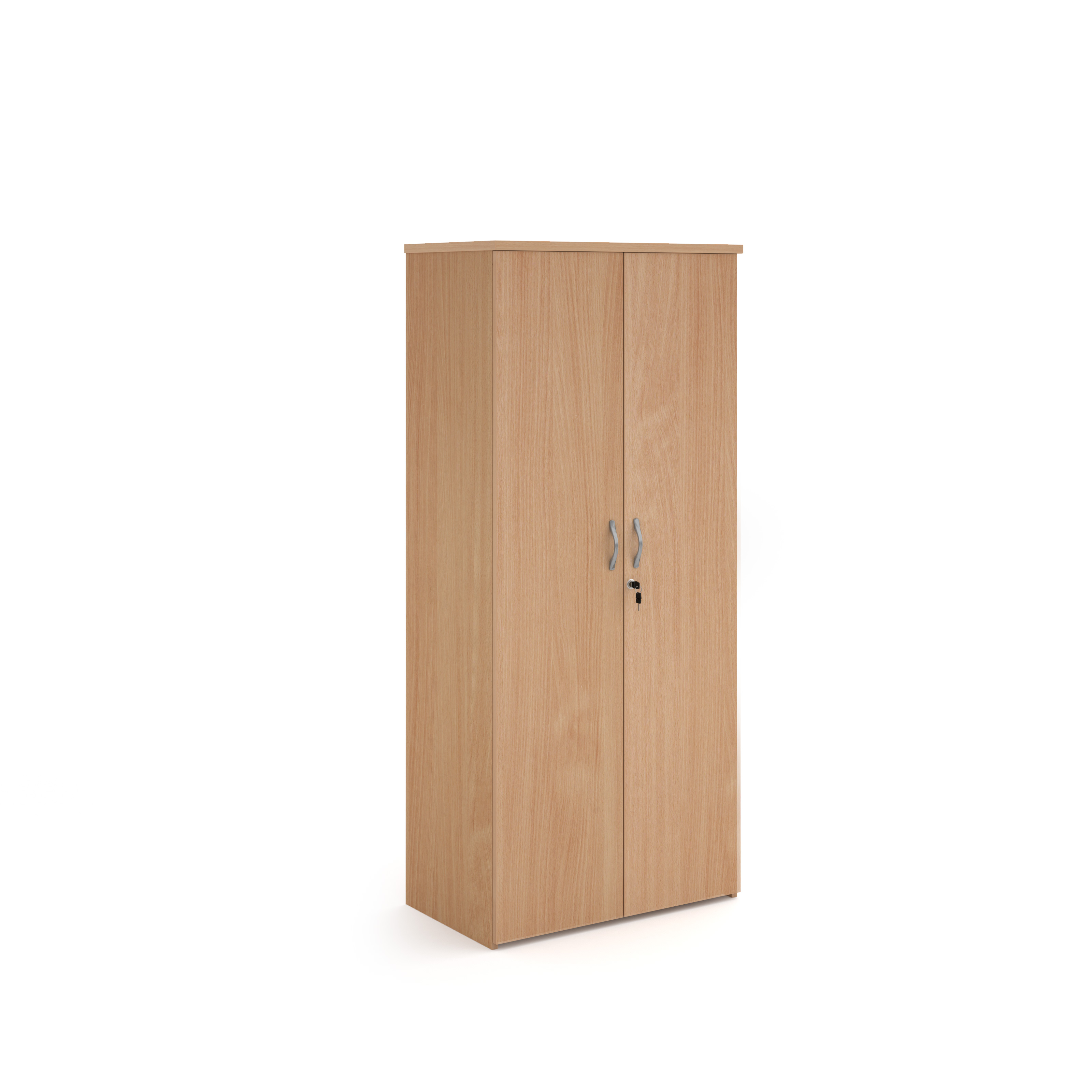 Universal double door cupboard — Beech