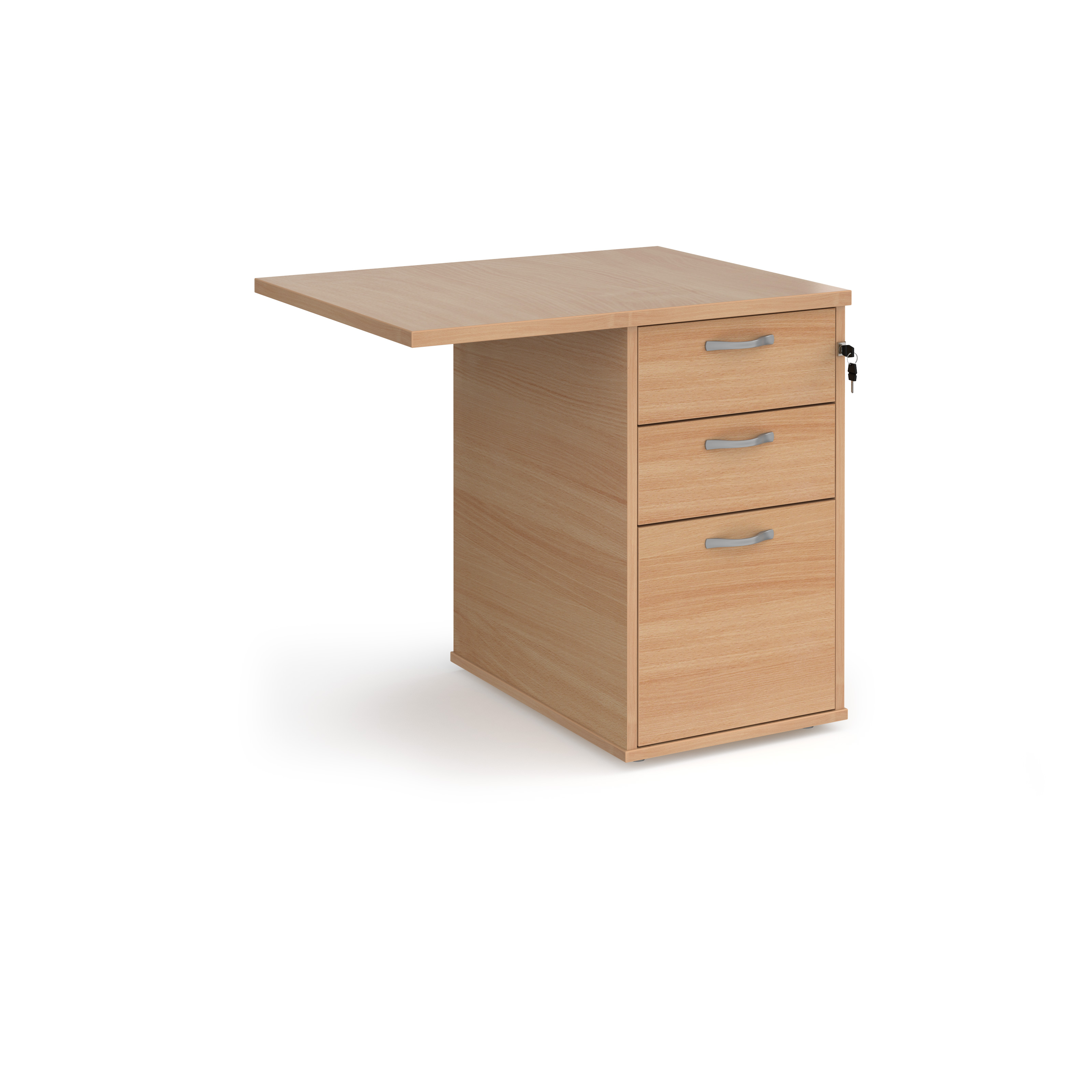 Desk extension pedestal — Beech