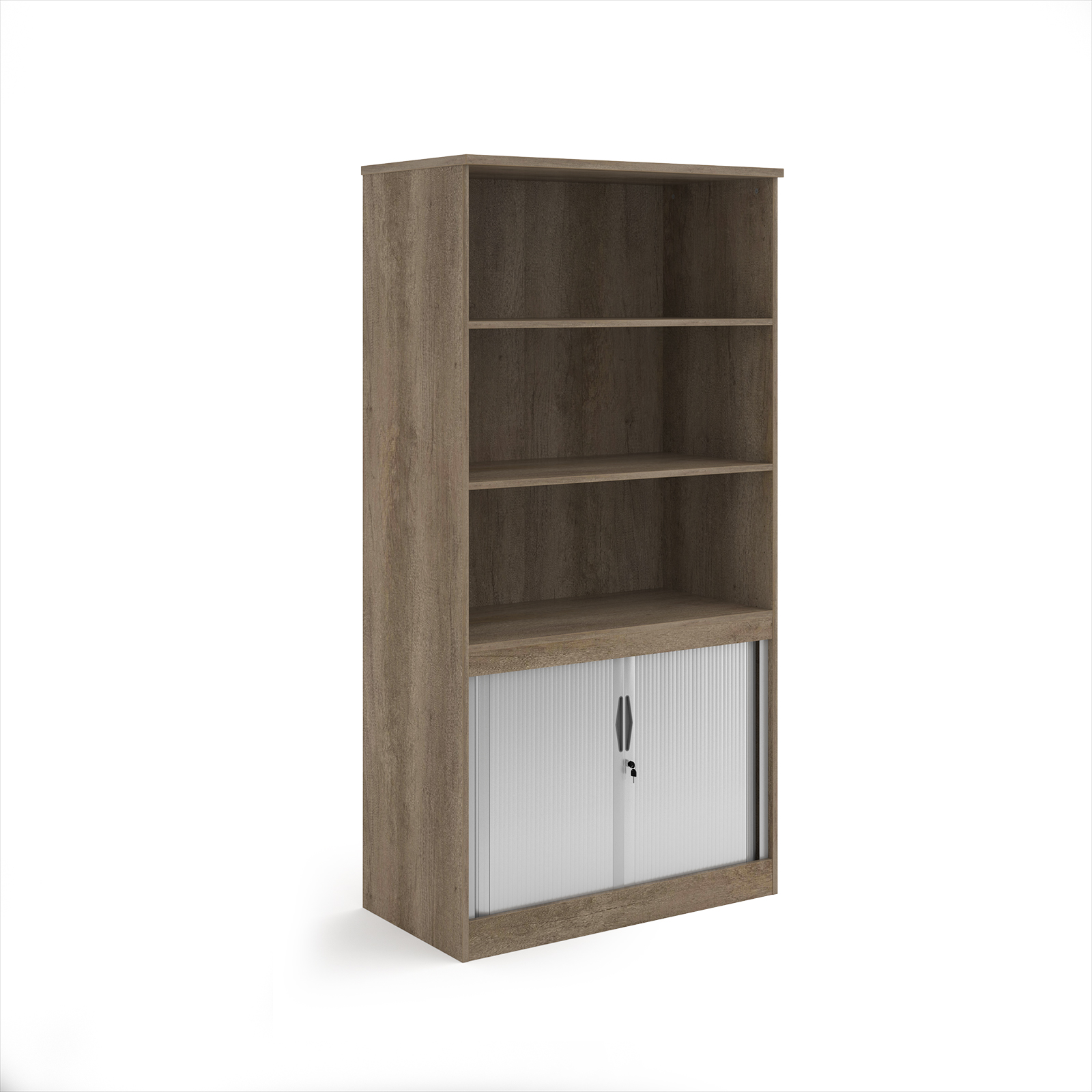 Systems combi unit with tambour and open top