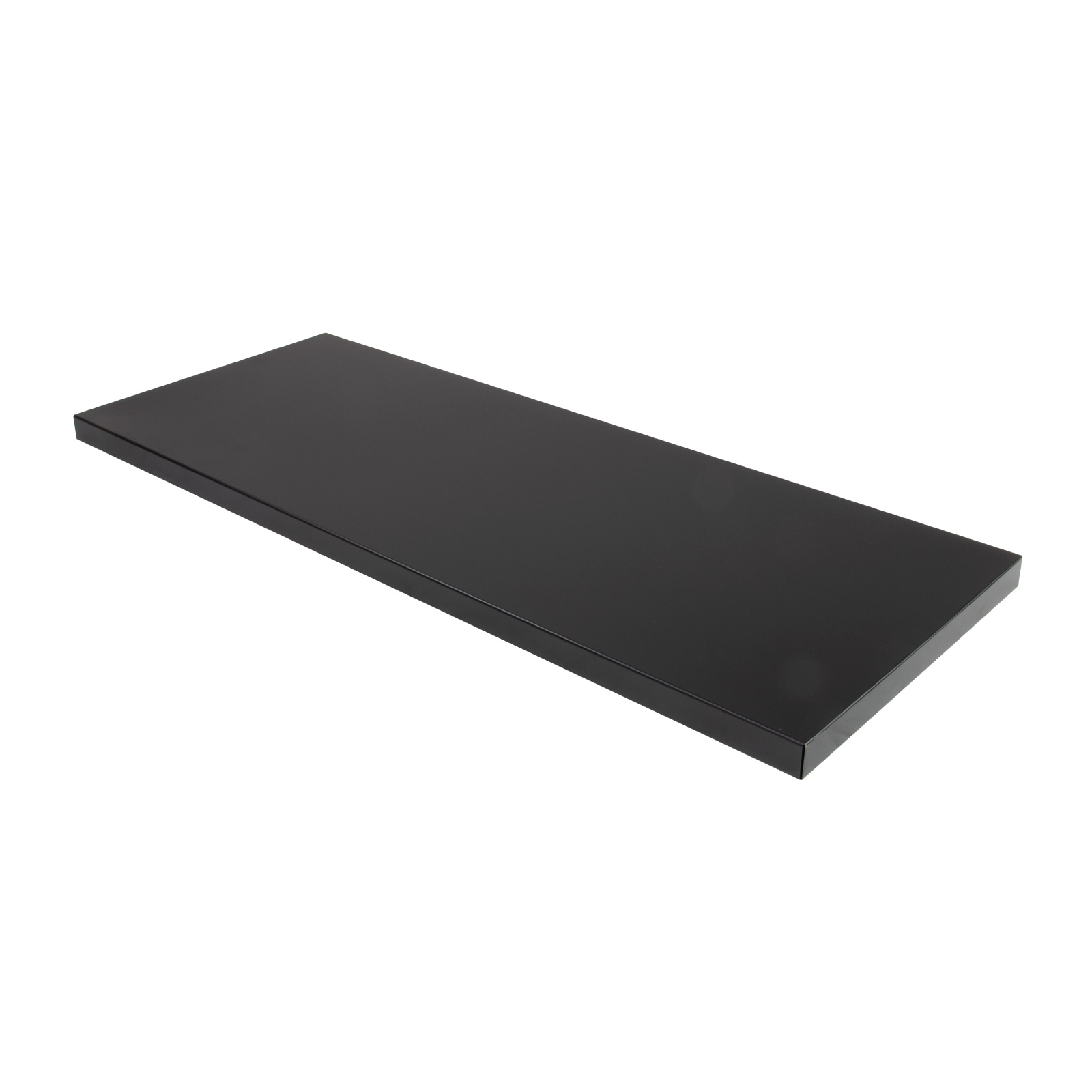 Extra shelf for steel storage cupboards — Black