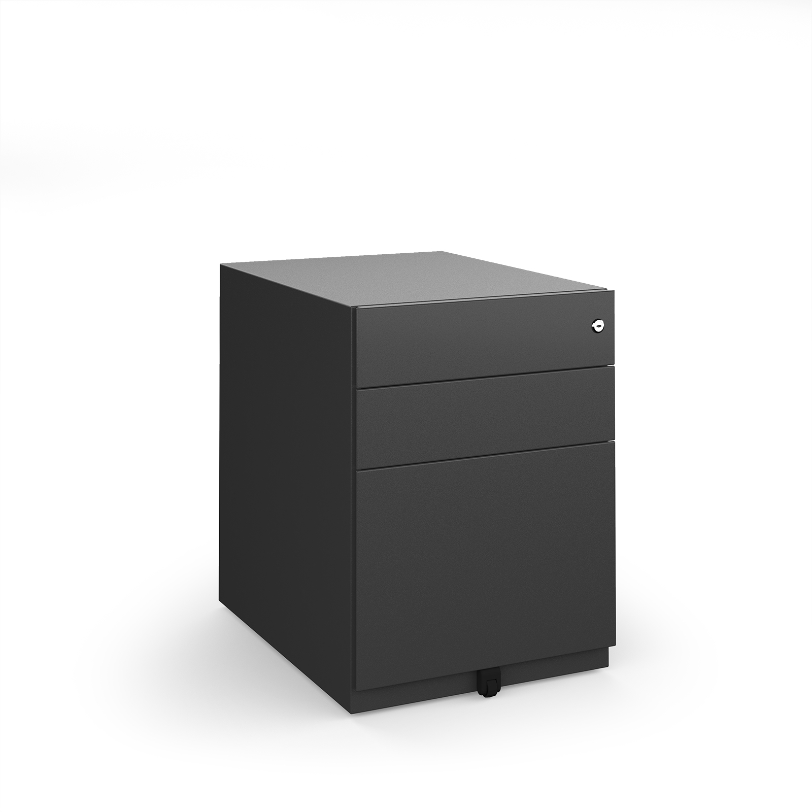 Bisley wide steel pedestal — Black