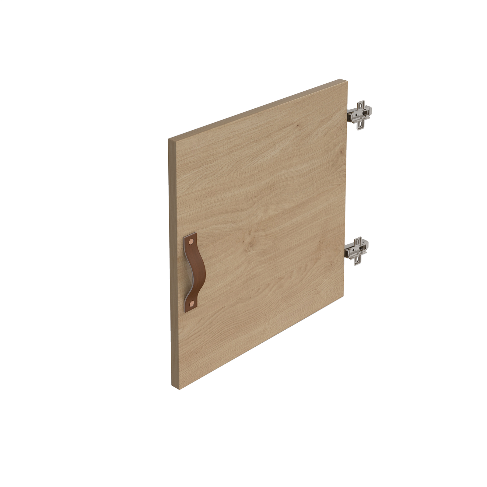 Cube storage unit insert - leather strap handle — Kendal Oak