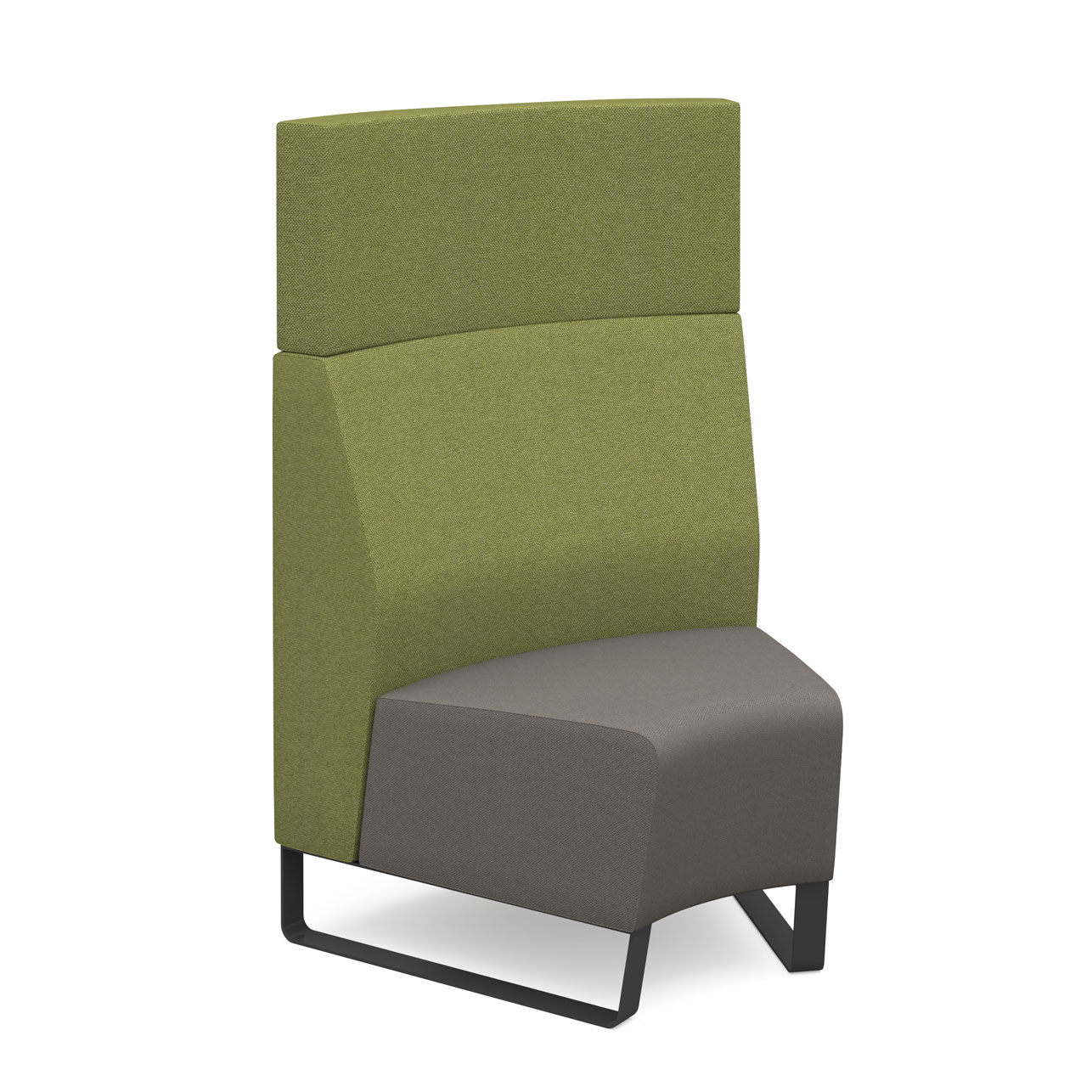 Encore modular high back concave unit — Made to Order