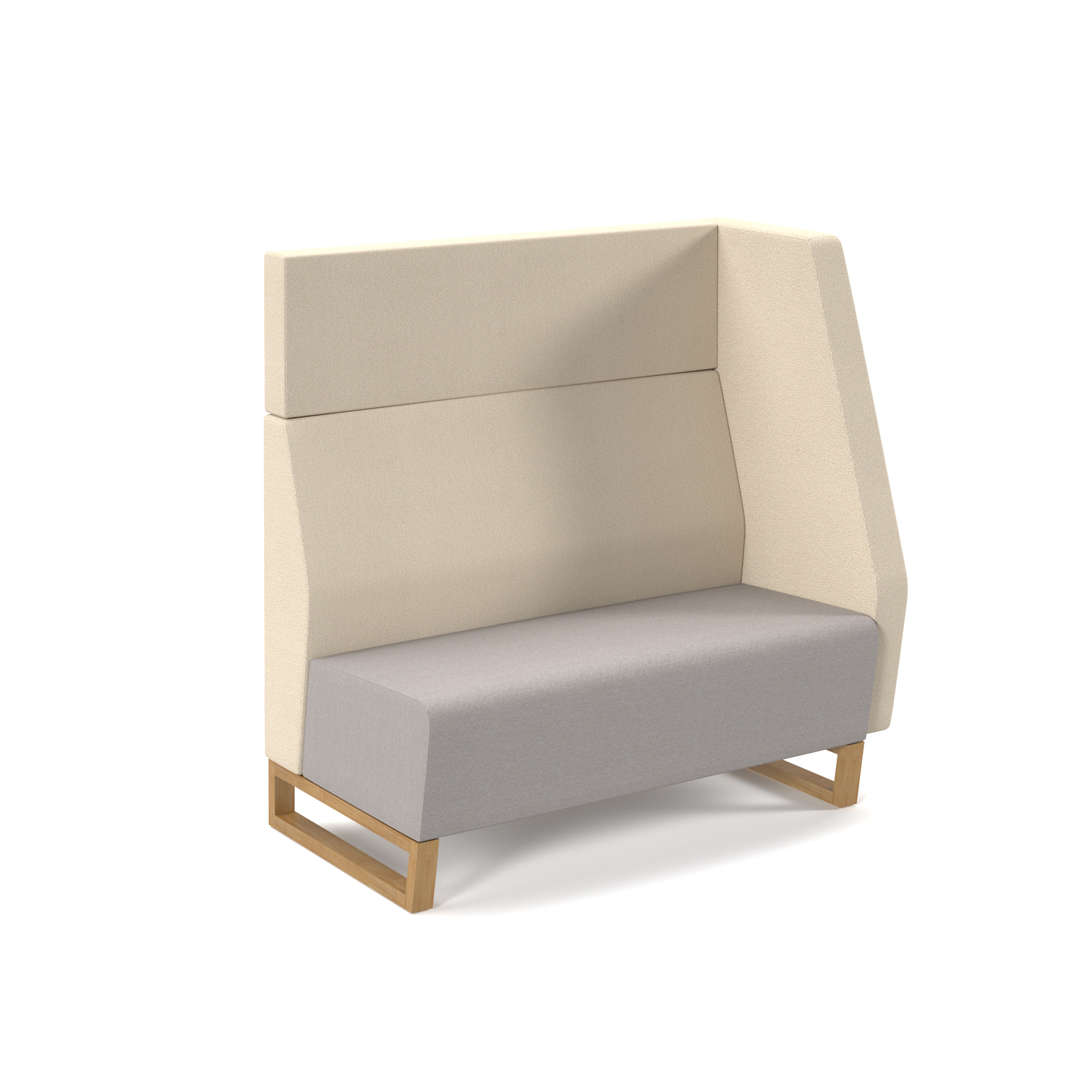 Encore modular high back double unit with arm — Made to Order