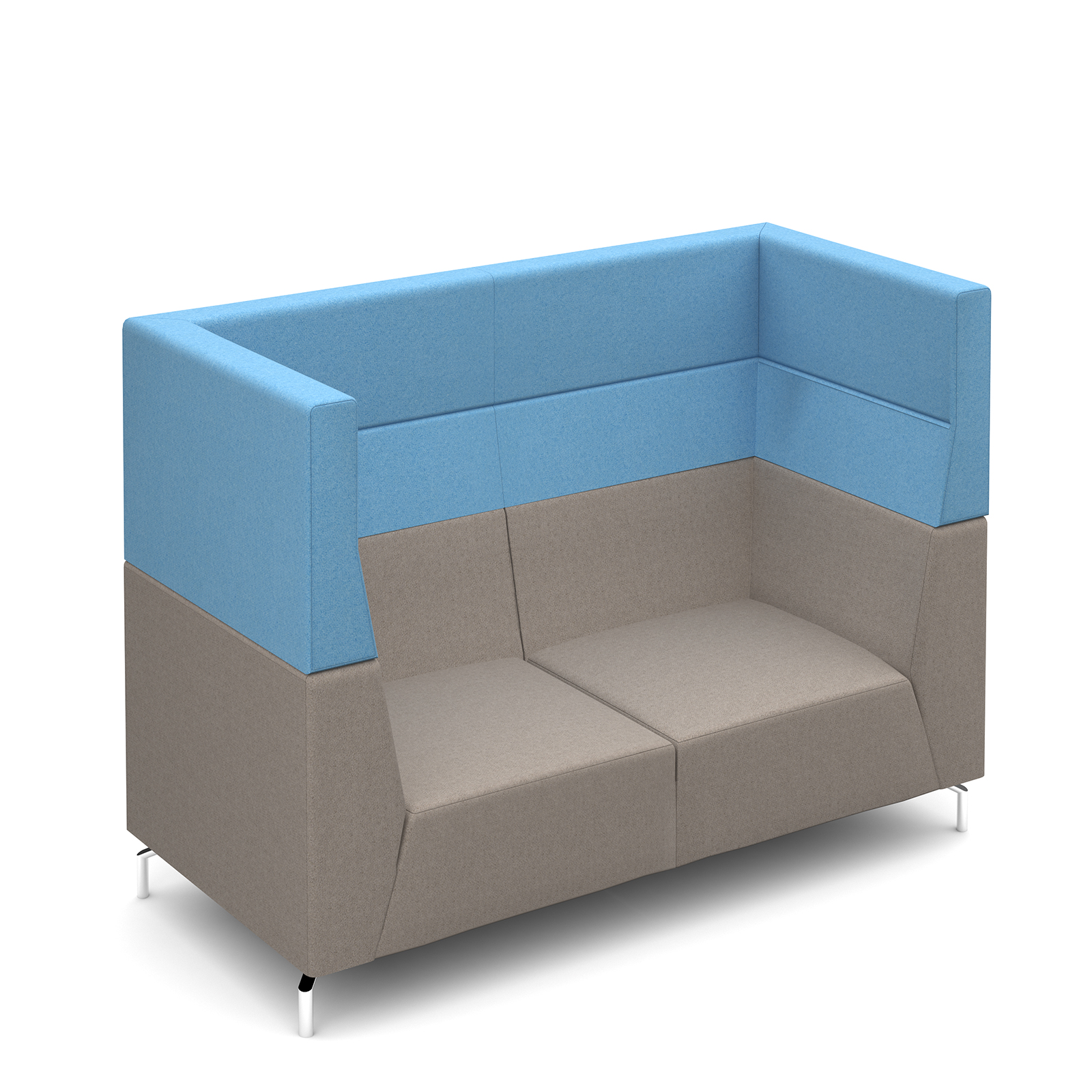 High Back Double Seater Sofa — Made to Order