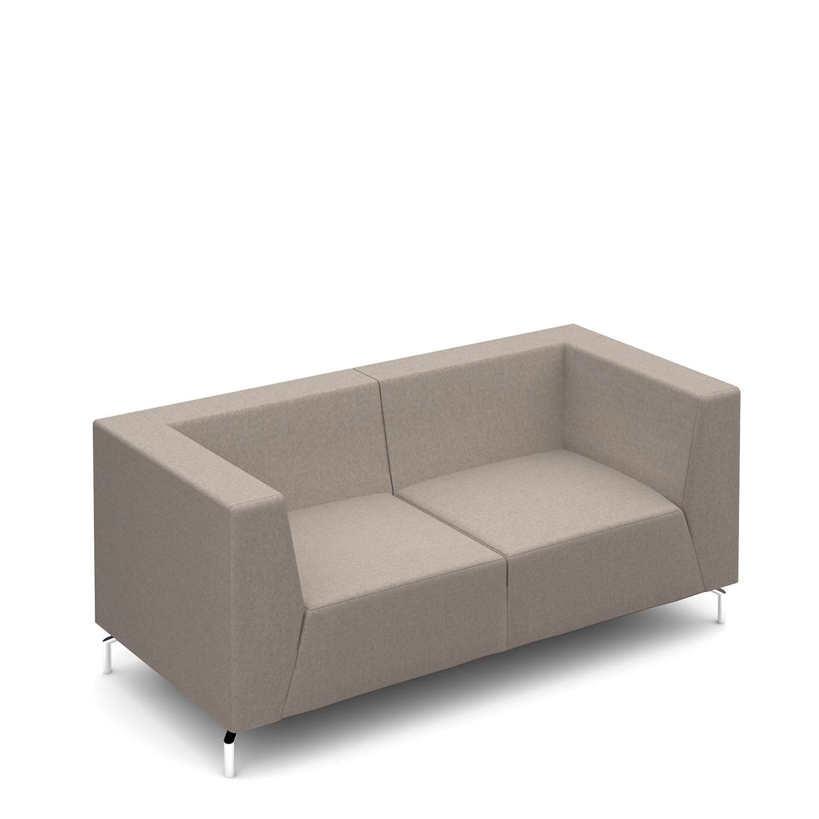 Low Back Double Seater Sofa — Made to Order