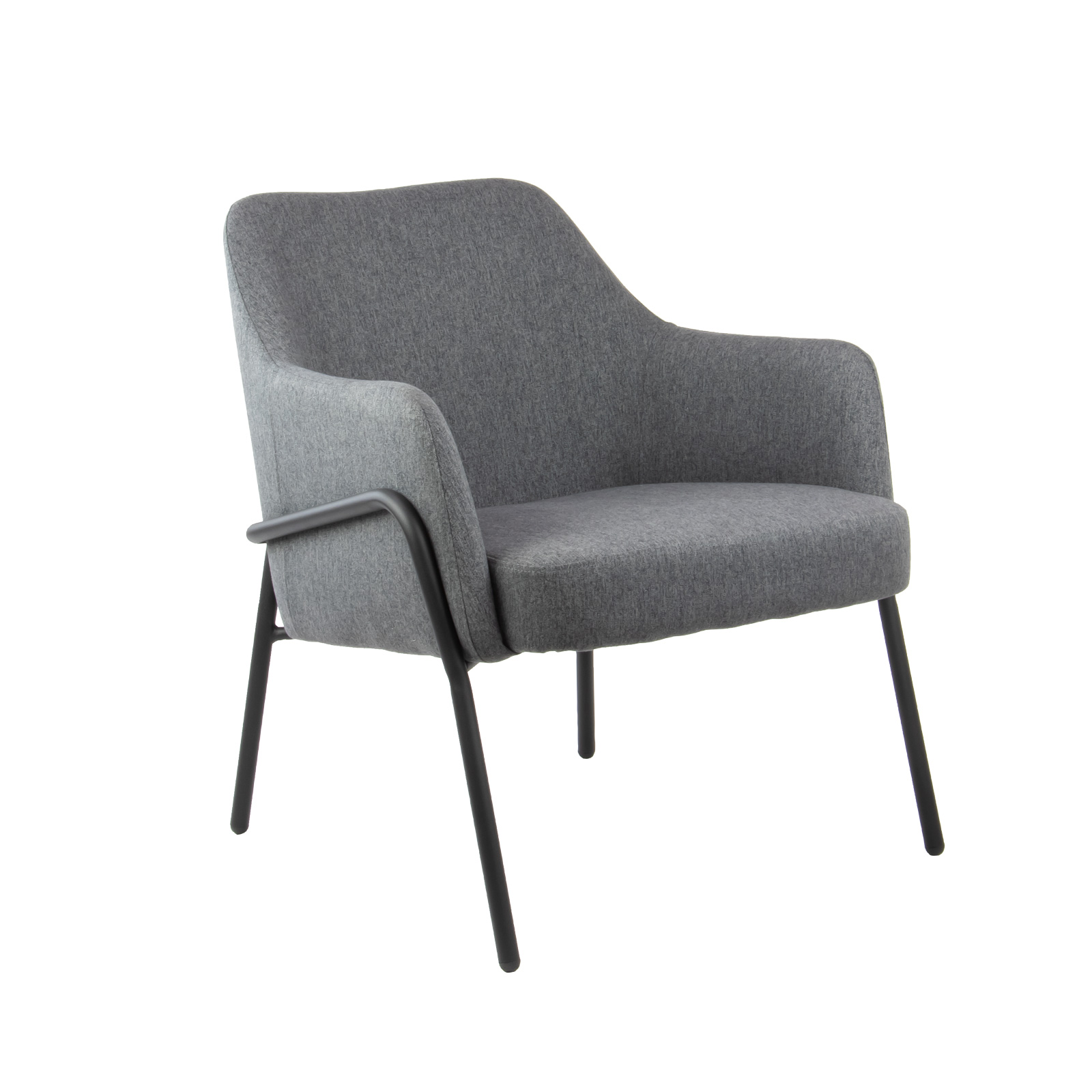 Corby lounge chair — Dark Grey