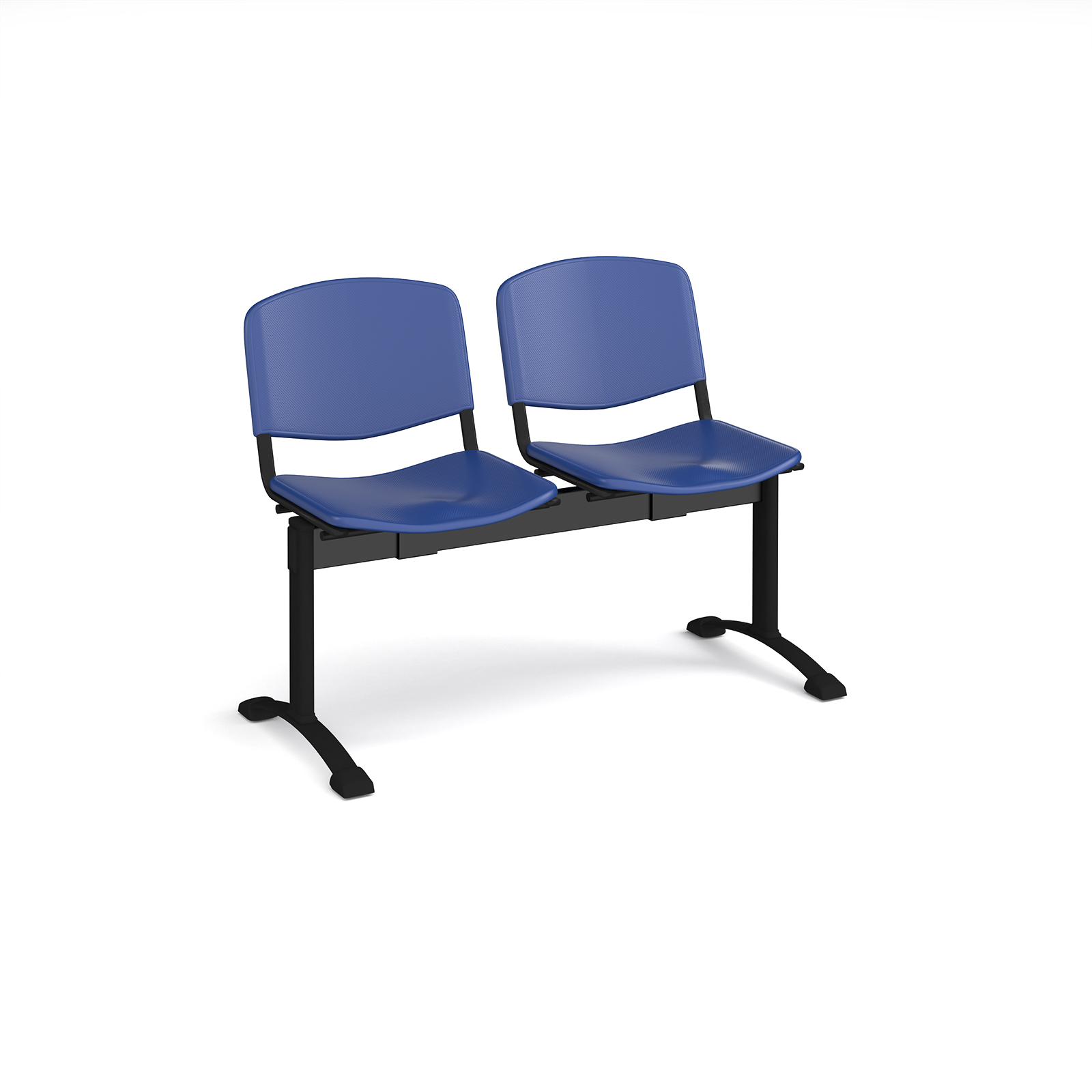 Taurus plastic bench seating — Black