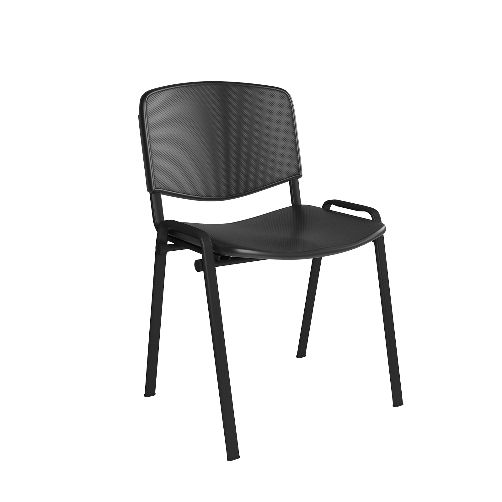 Taurus plastic meeting room chair — Black