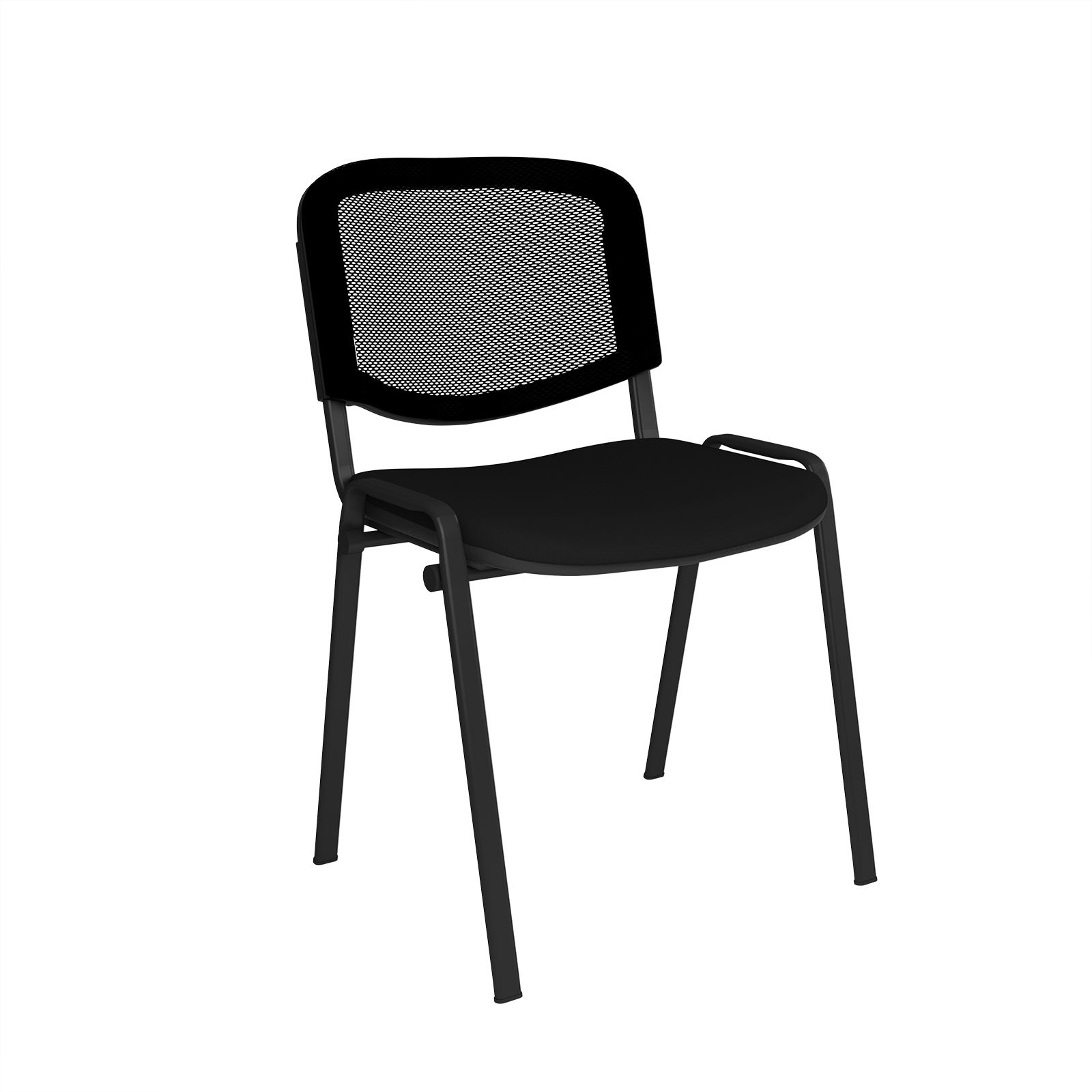 Taurus mesh back meeting room chair — Black