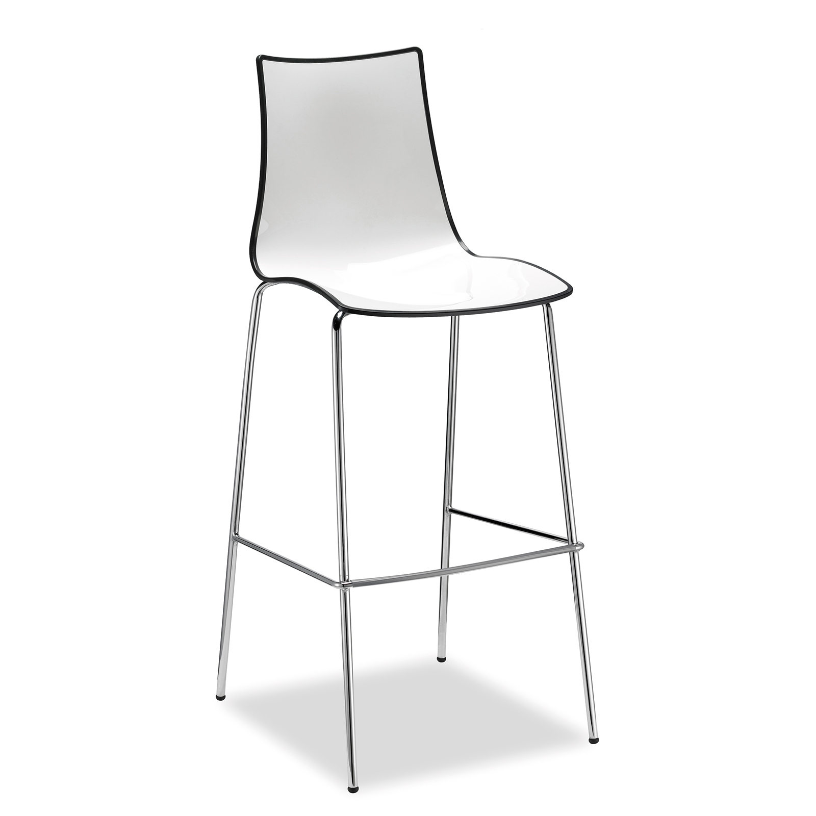Gecko shell dining stool — Anthracite