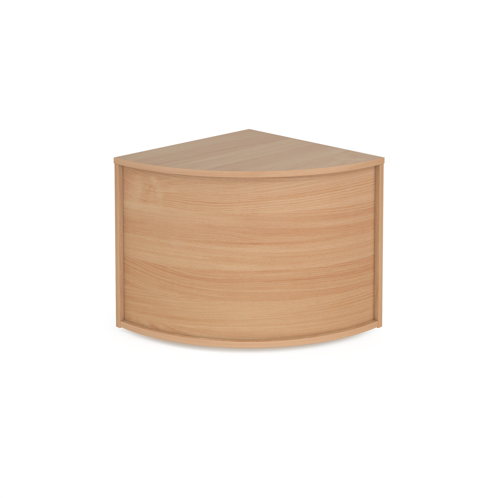 Denver reception corner base unit — Beech