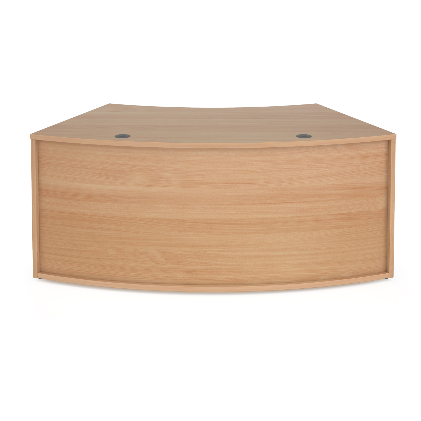 Denver reception curved base unit — Beech