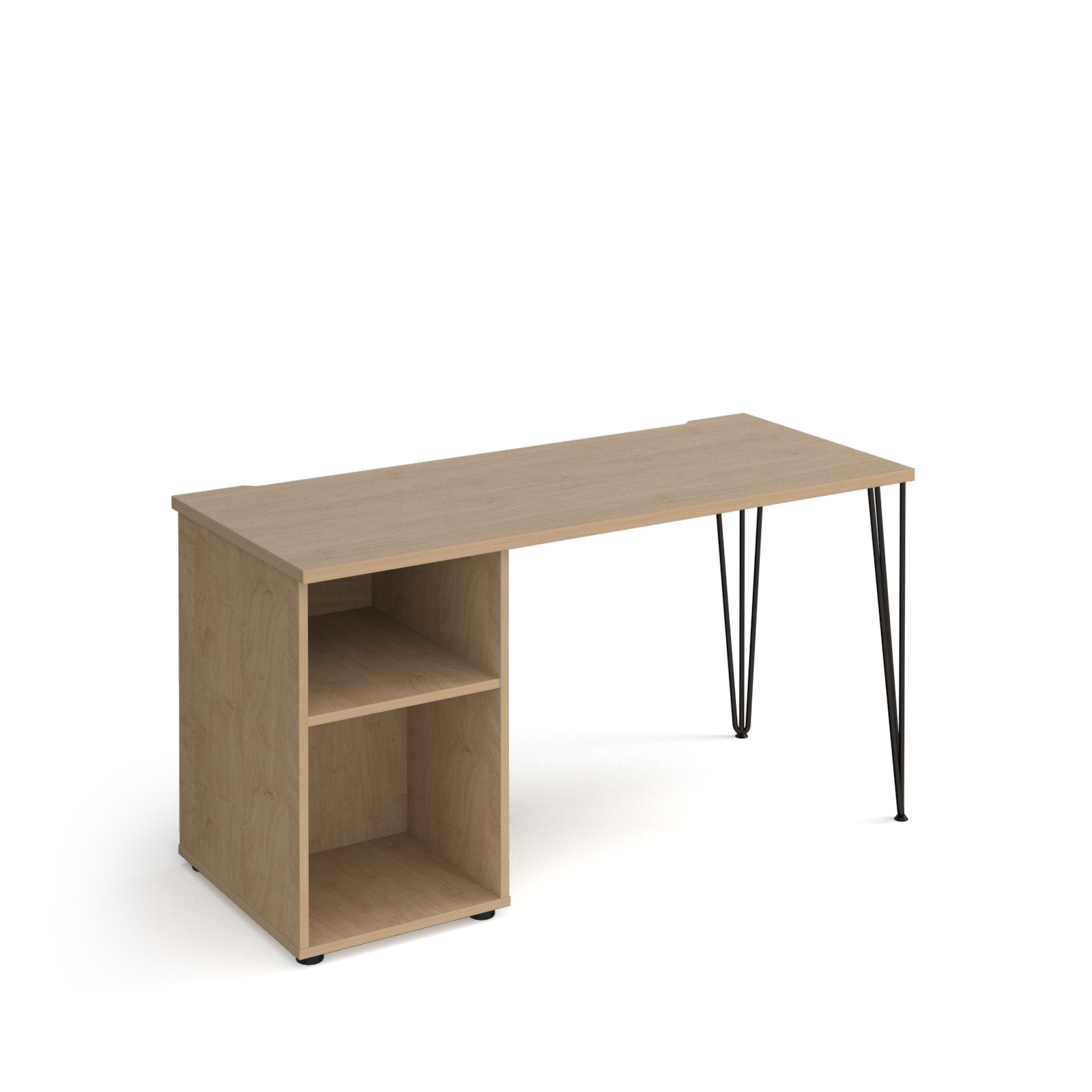 Tikal desk, open pedestal