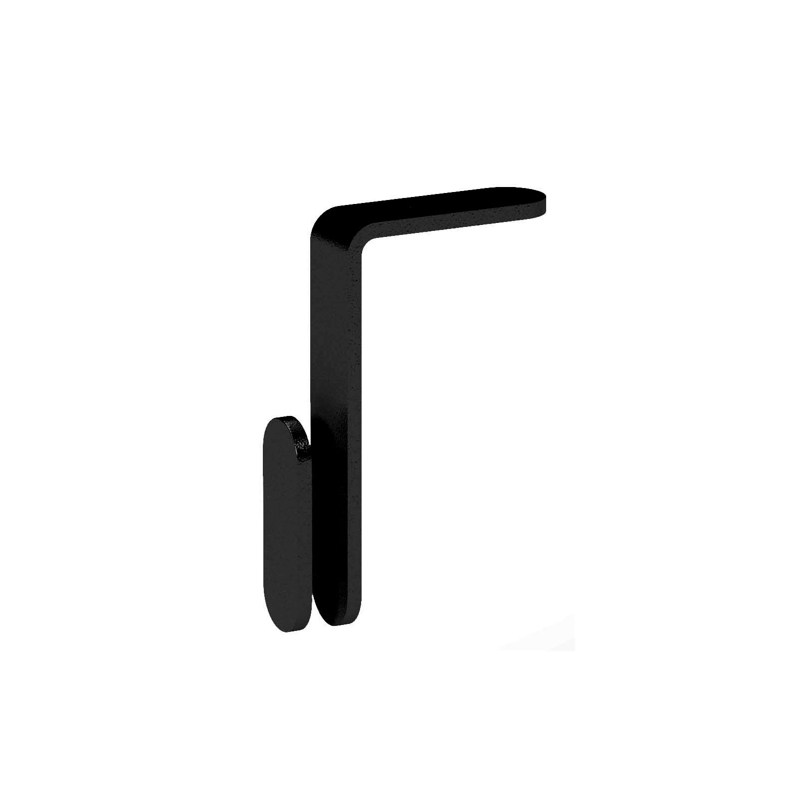 PET Screen bracket for Elev8 Desking — Black