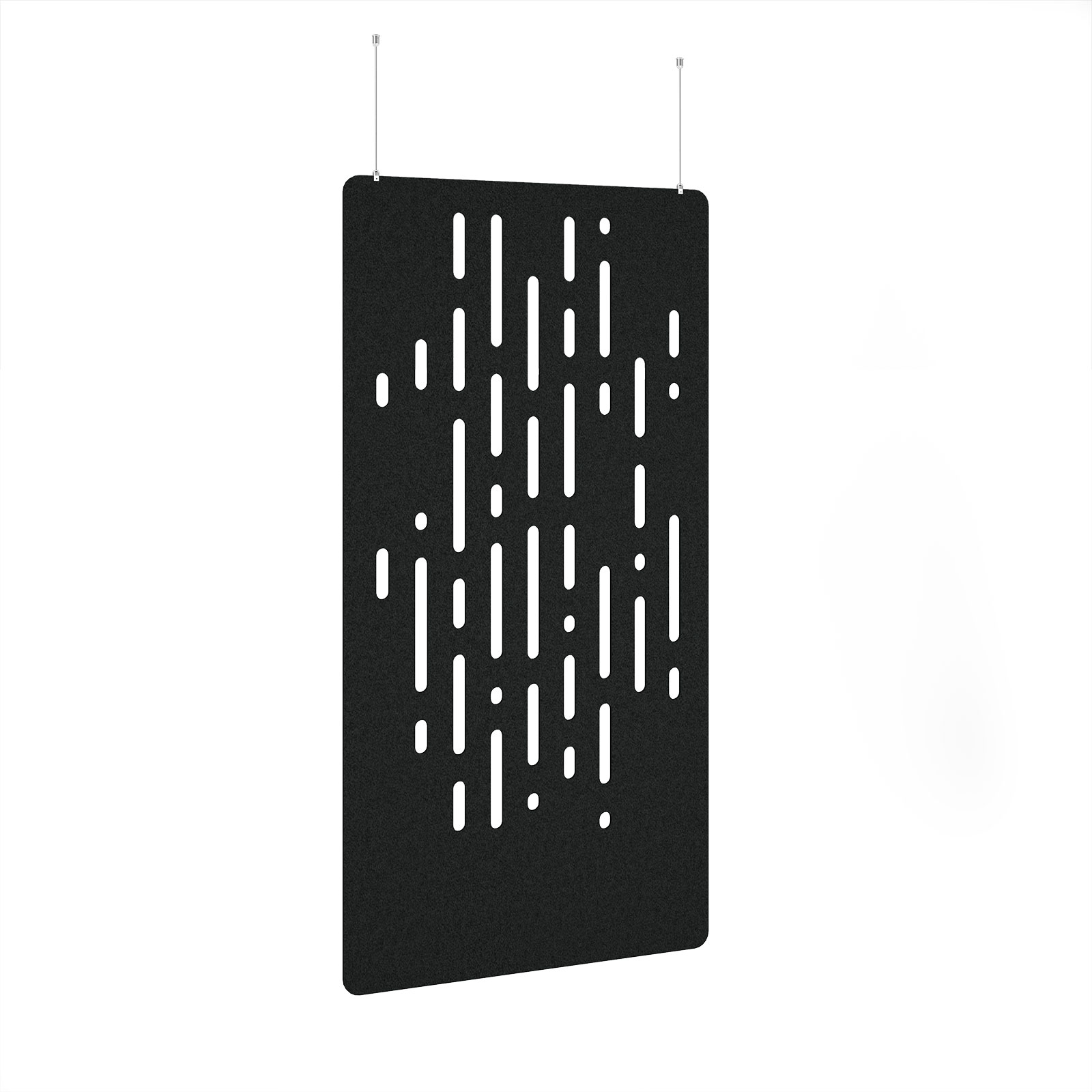 Lozenge Hanging Panel — Black