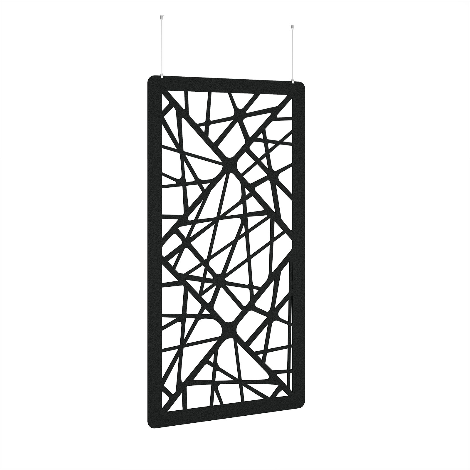 Shatter Hanging Panel — Black