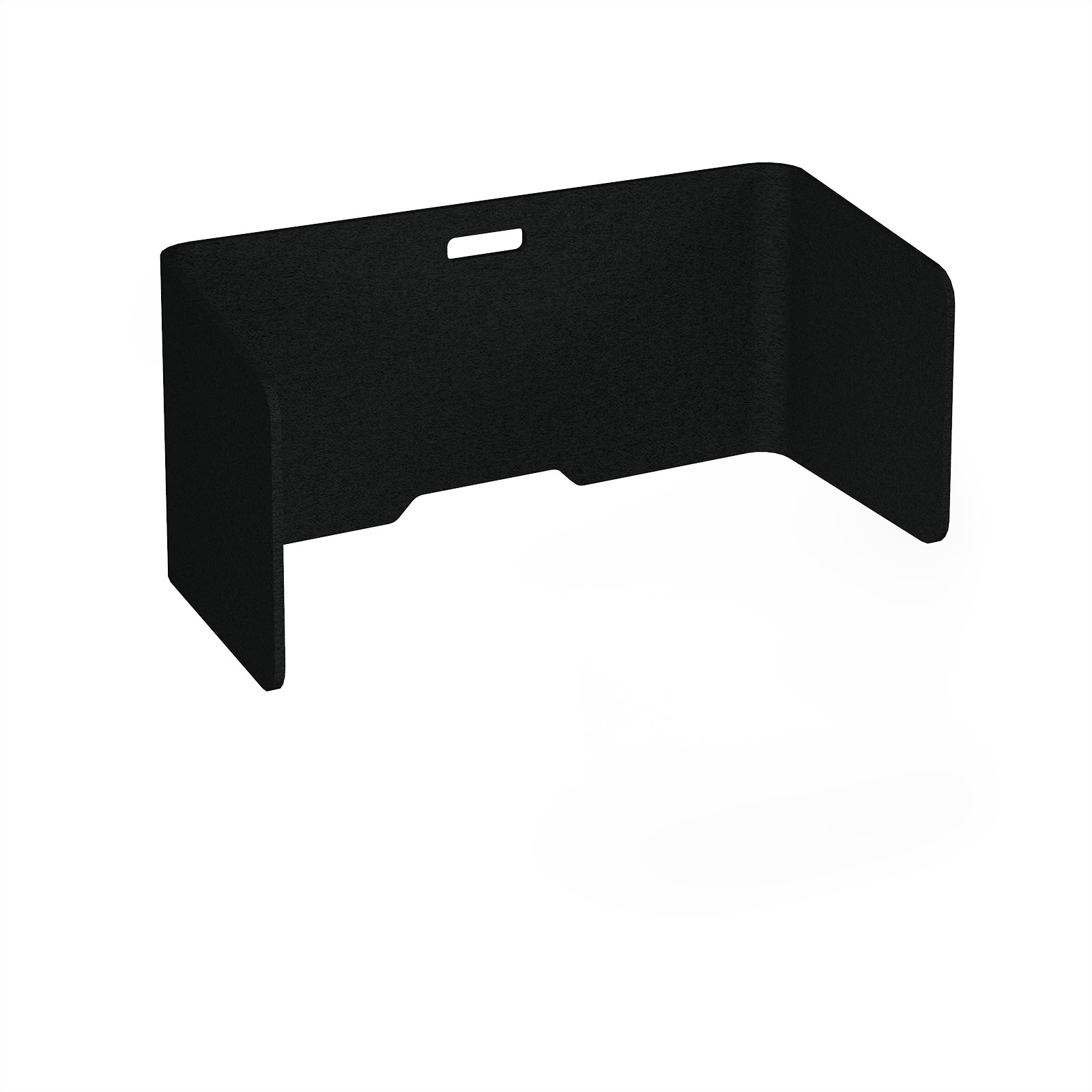 Fold Desk Screen — Black
