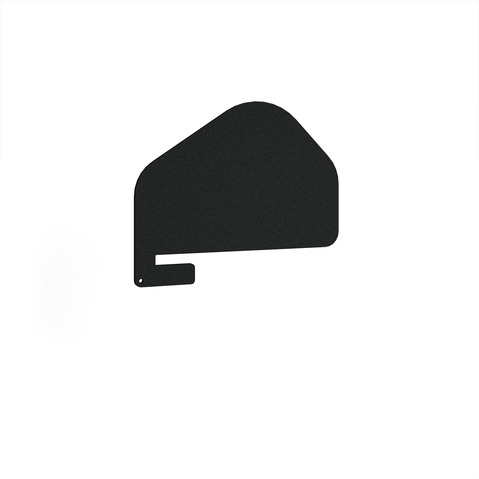 Forte Desk Screen — Black
