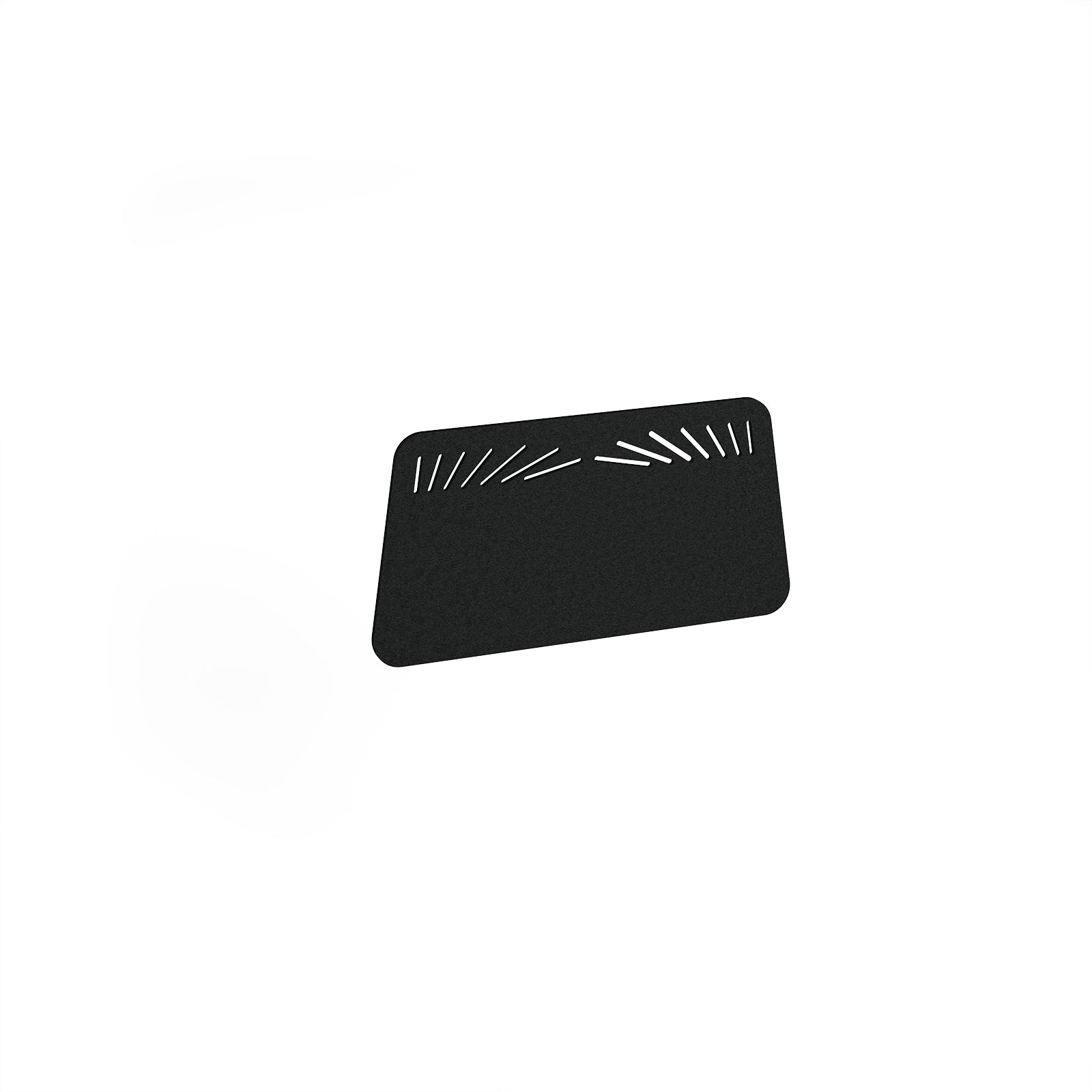 Domino Acoustic Desktop Screen — Black
