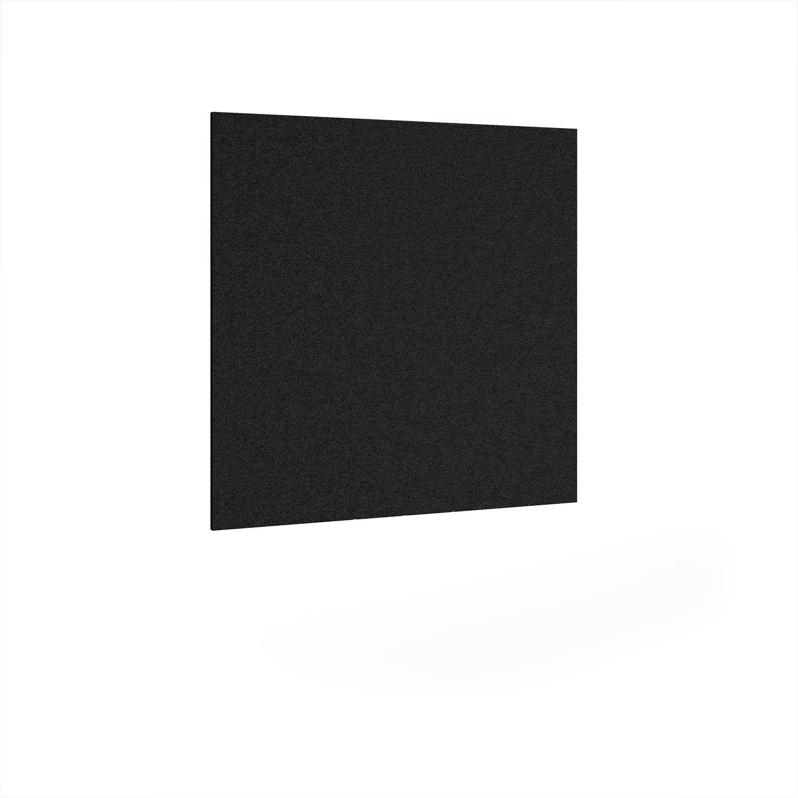 Plain Acoustic Ceiling-Wall Tiles 590w — Black