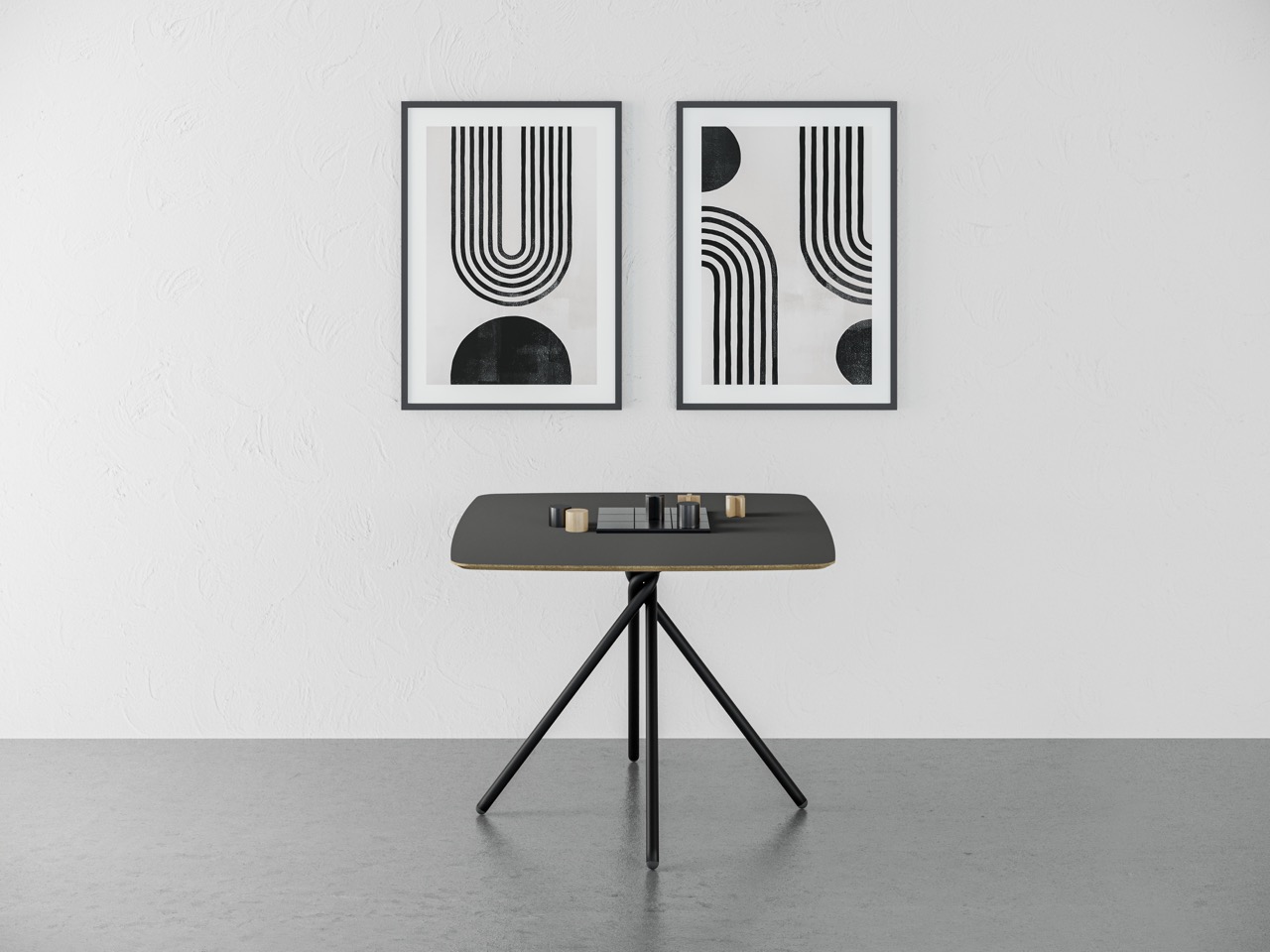 Meeting Table in a warm contemporary interior