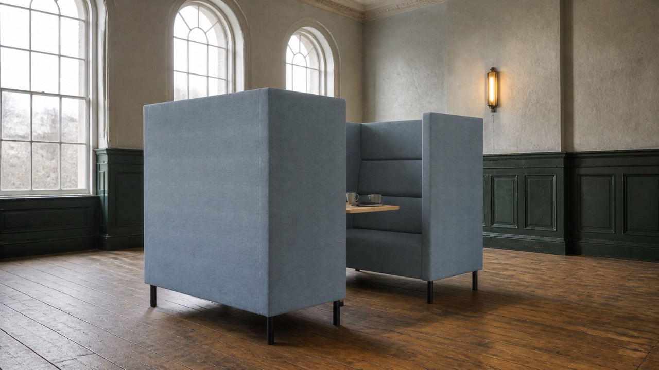 Converse 4 Seater - High Back in a warm contemporary interior