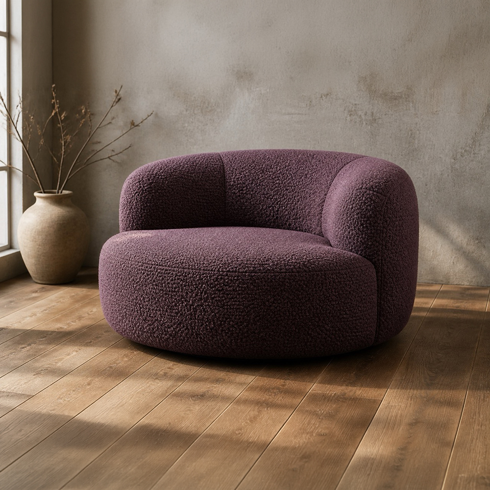Mellow Arc Arm Chair in a warm contemporary interior