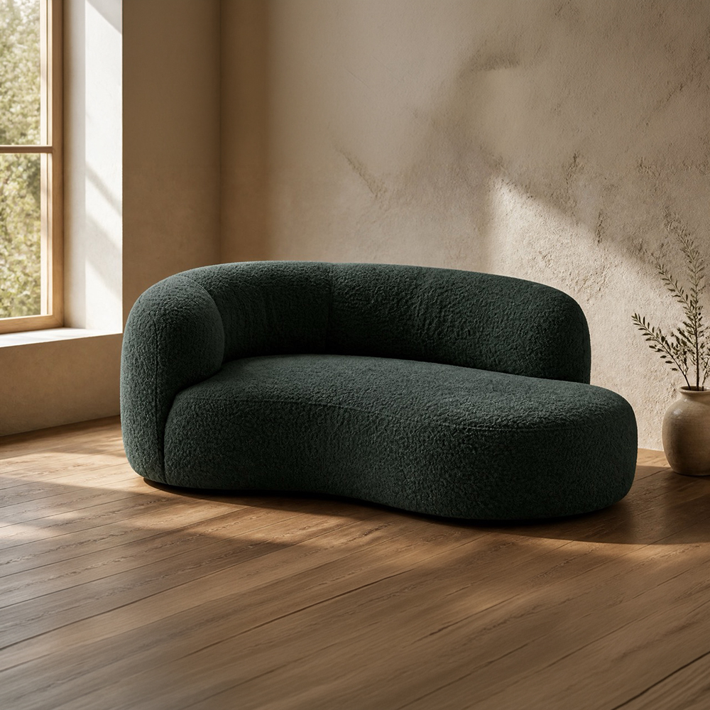 Mellow Arc 2 Seat - Single Arm RHS in a warm contemporary interior