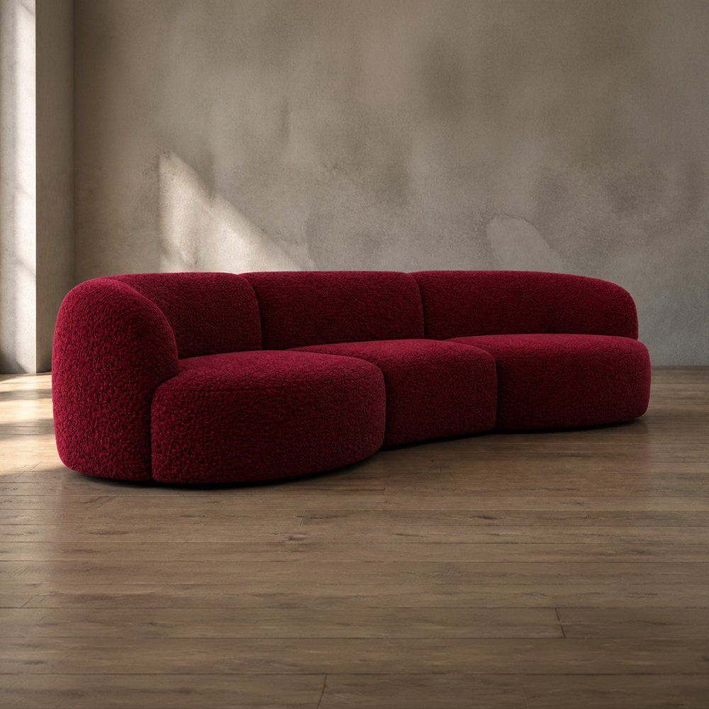 Mellow Arc 3 Seat Sofa in a warm contemporary interior