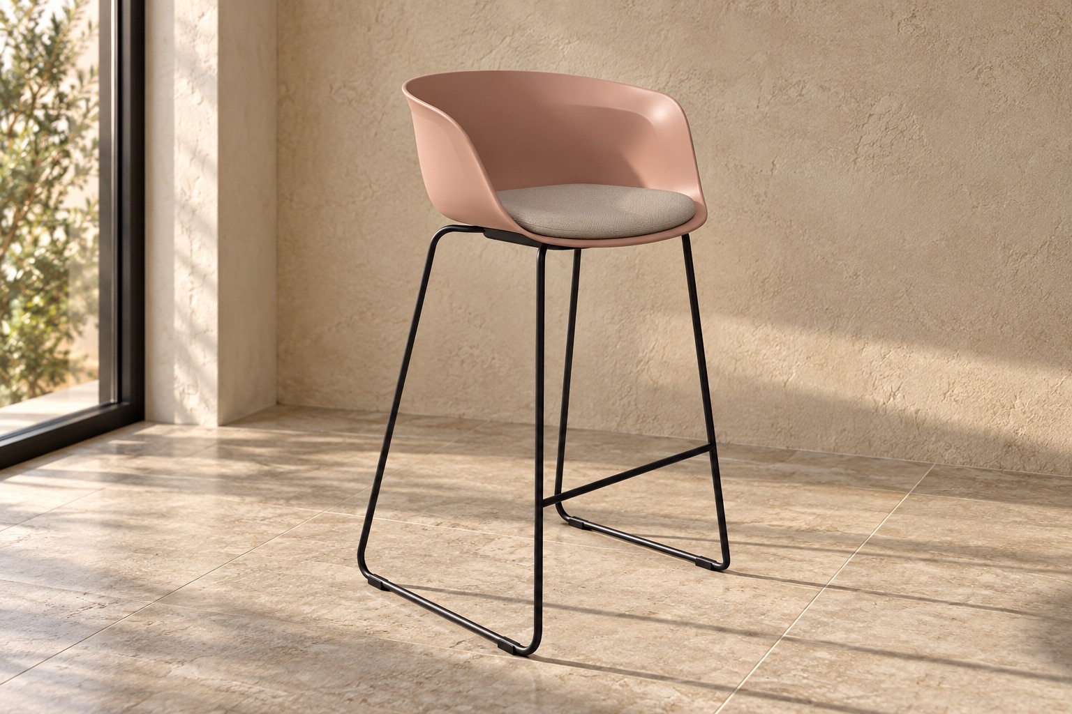 Loria Bar Stool - Sled - 650 by ØRN Furniture