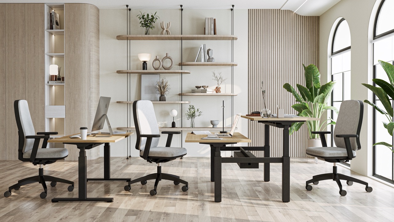 Virka Back-to-Back Desk by ØRN Furniture